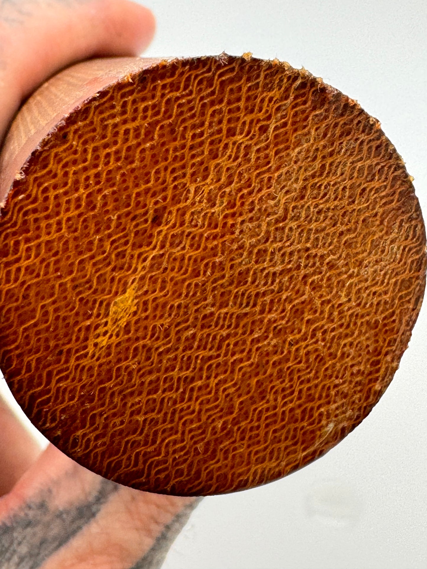 Vintage Westinghouse Butterscotch Canvas Rod 5 1/2" x 1 1/2" or 11" x 1 1/2"