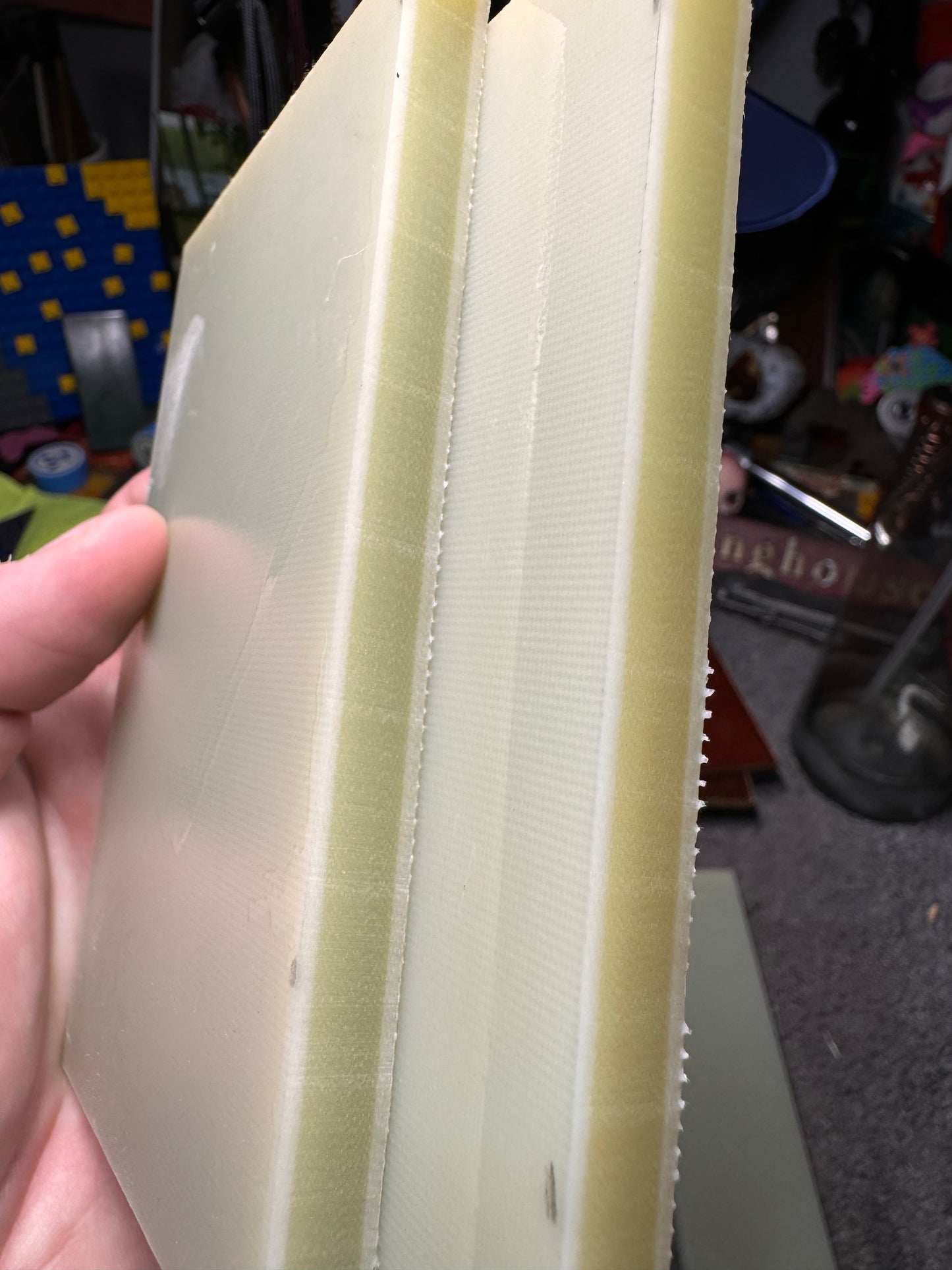 Vintage 2-Tone Jade G11 5” x 3” x .36”