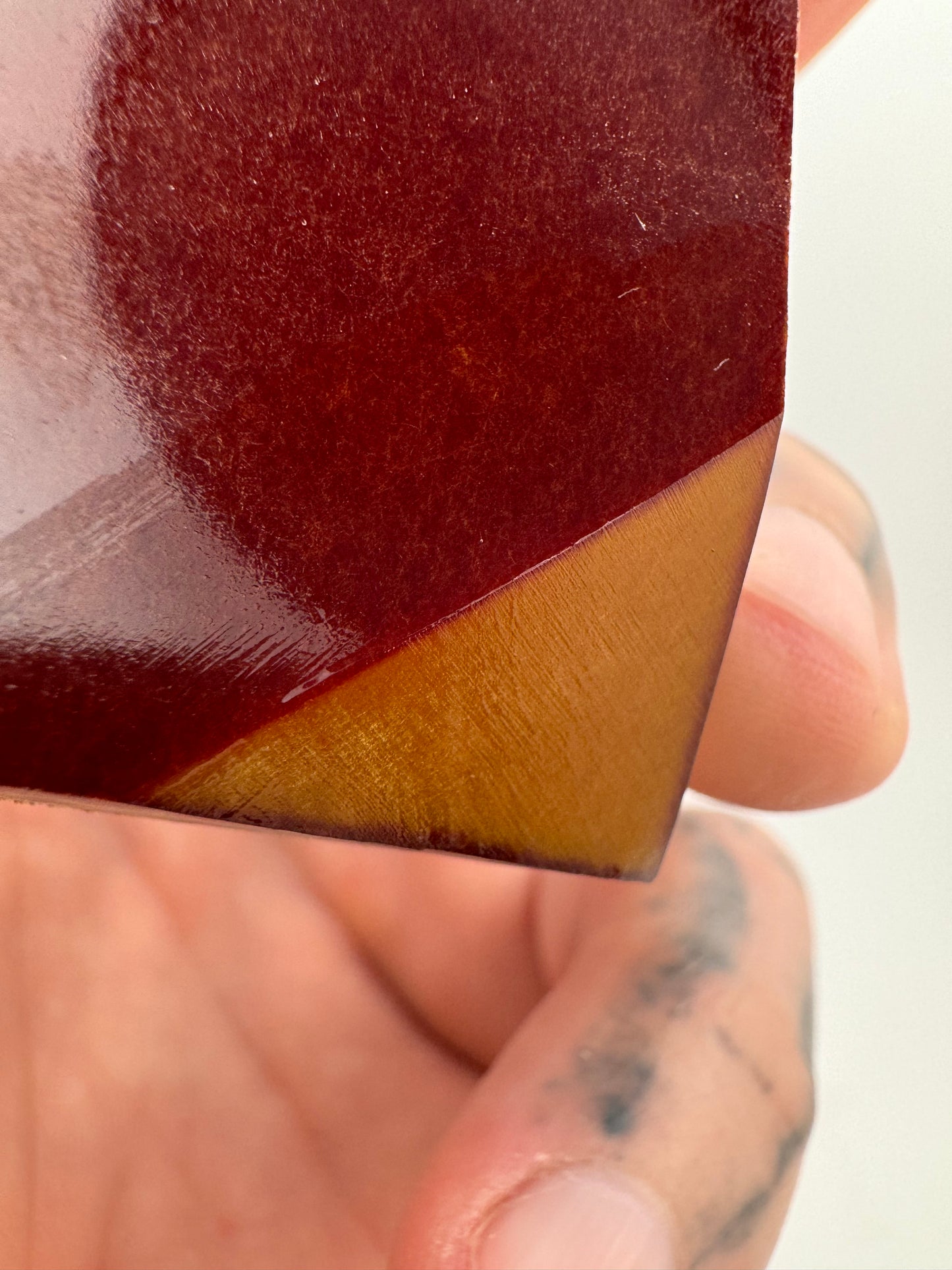 Vintage Butterscotch Paper Micarta Scales 5” x 1 1/2” x .39”