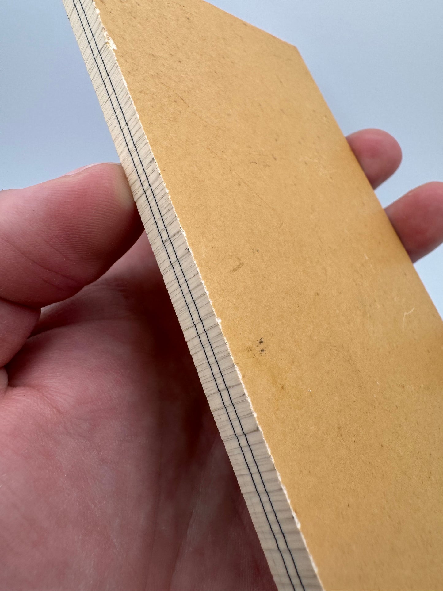 Westinghouse Late-Era Ivory Paper (Thin Black Lines) 5" x 3" x .3"
