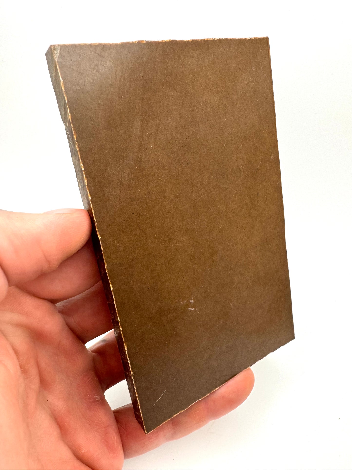 Vintage Brown Paper (1 Gray Line) 5” x 3” x 3/8”