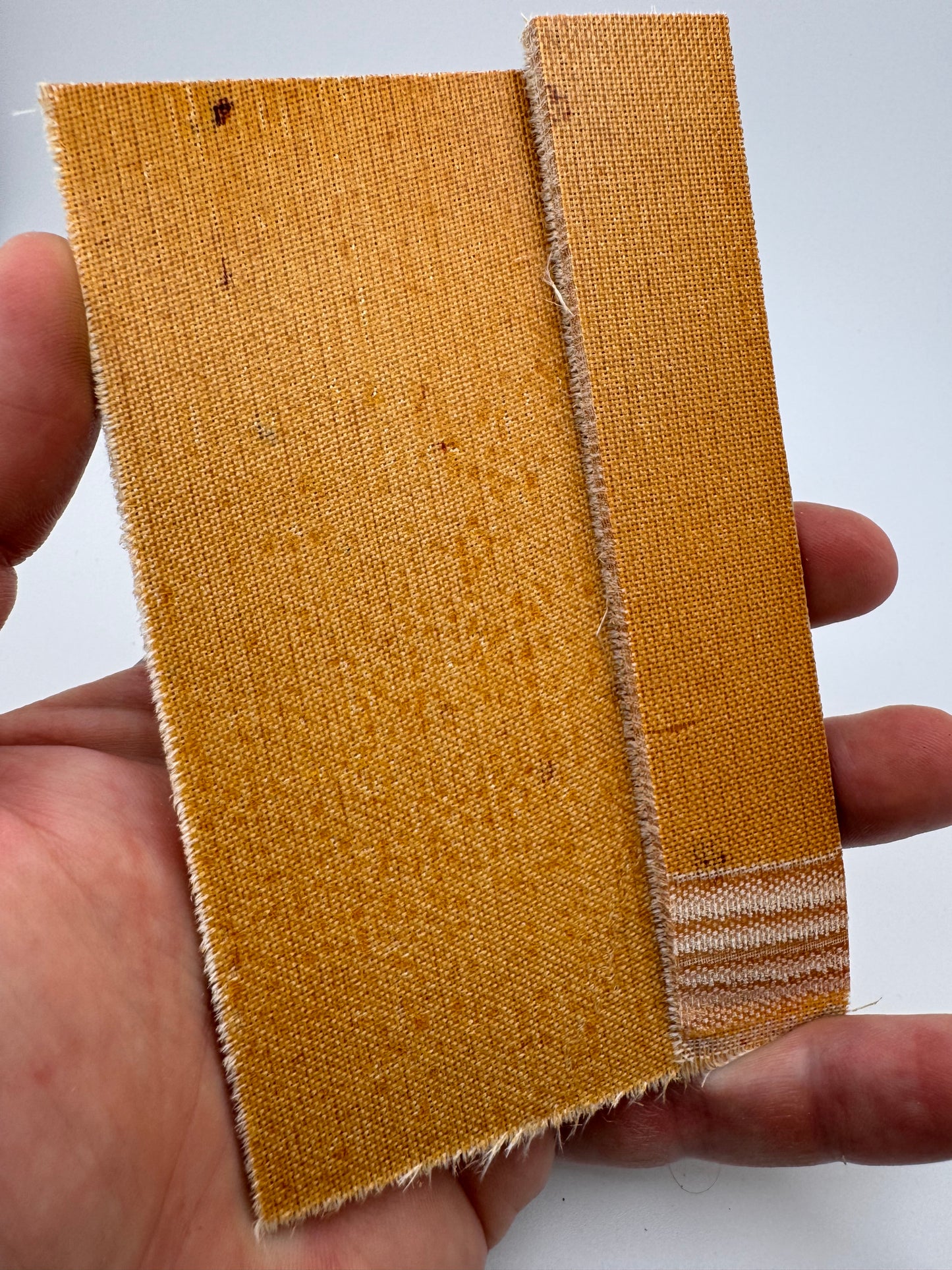 WWII CVAC Valinite Tan Canvas 5" x 3" x .14"
