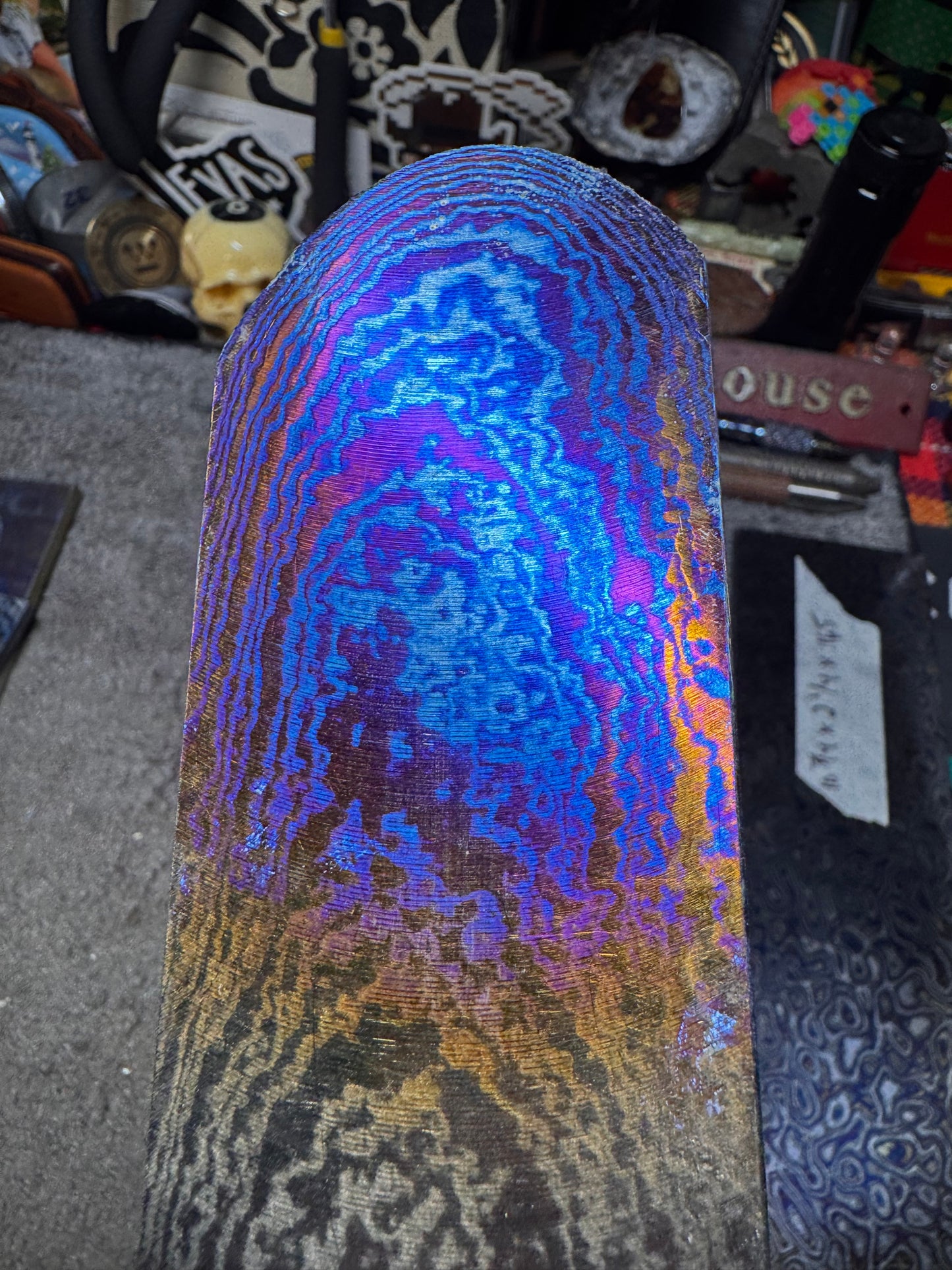 Random DamTanium (Vegas Forge Titanium Damascus) 11” x 1 7/8” x .19”
