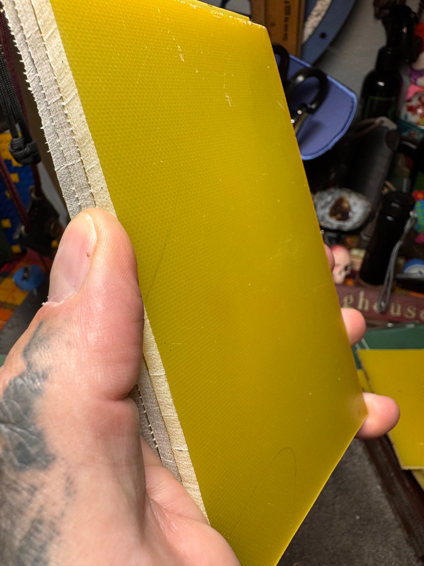 Vintage Honey G10 5” x 3” x .19”