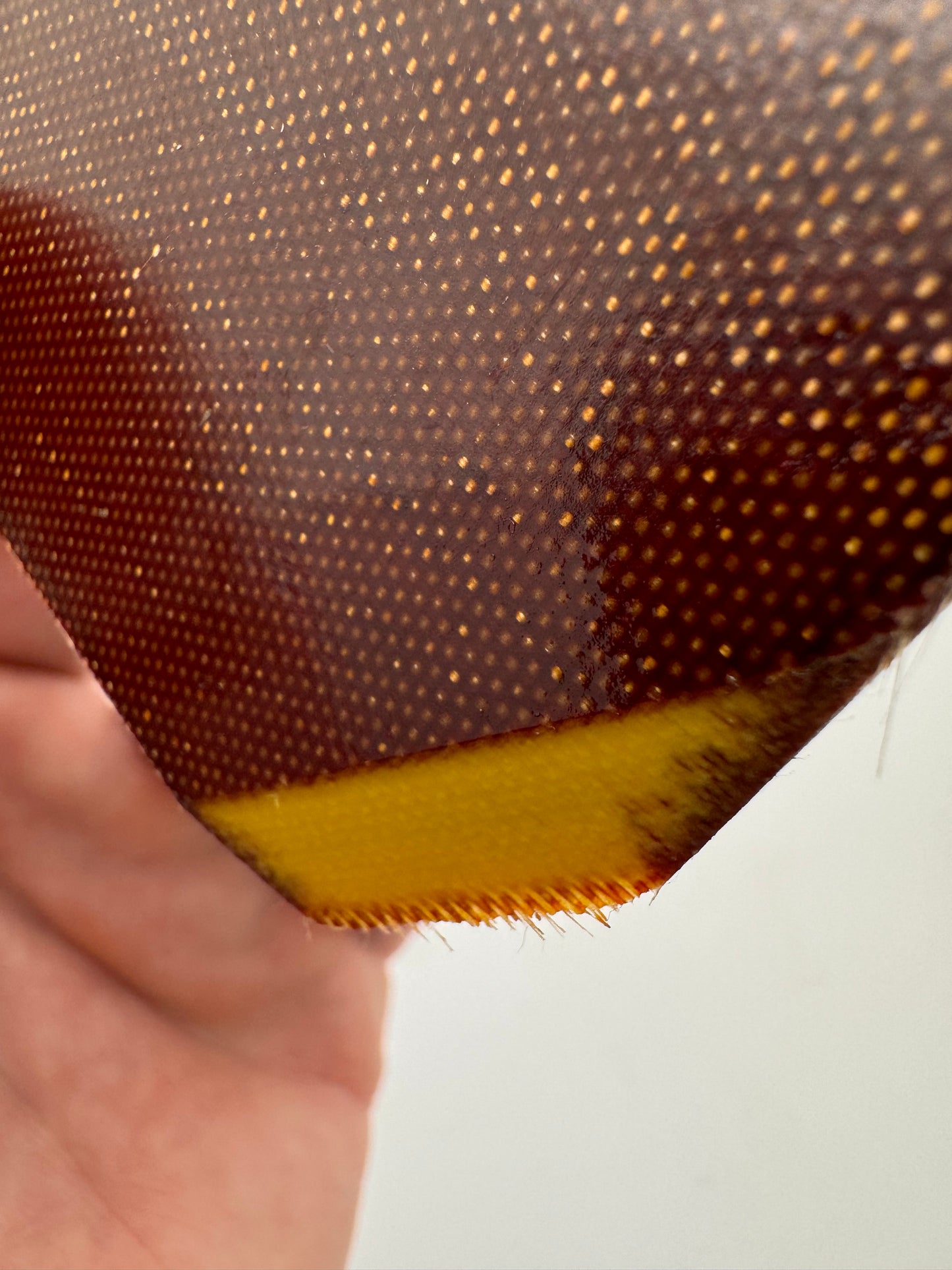 Vintage Butterscotch G3 Fiberglass Micarta 11 3/4” x 1 3/4” x .11”