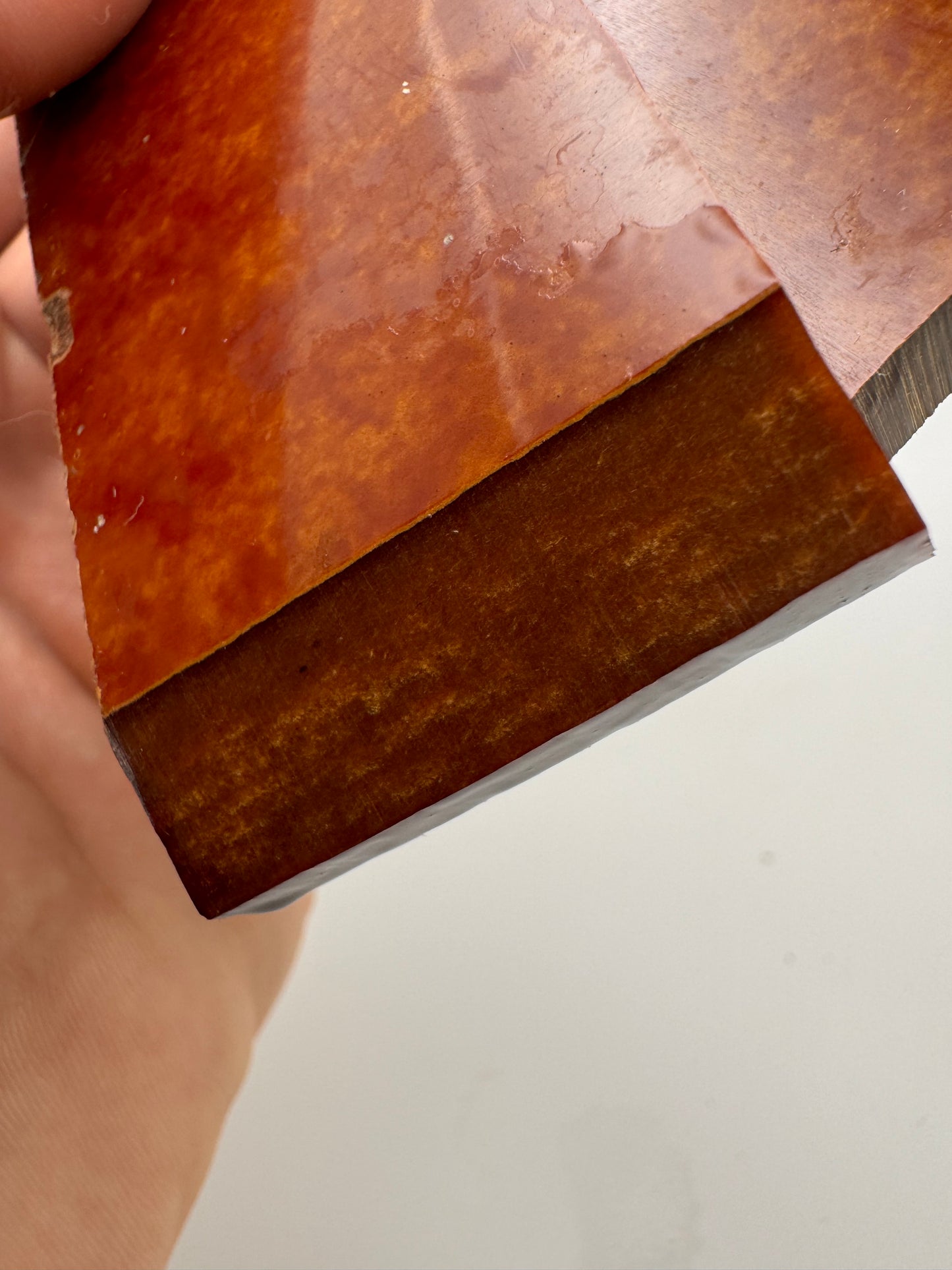 Vintage Butterscotch Paper (Old-Ass Mottled) 5" x 3" x .36"