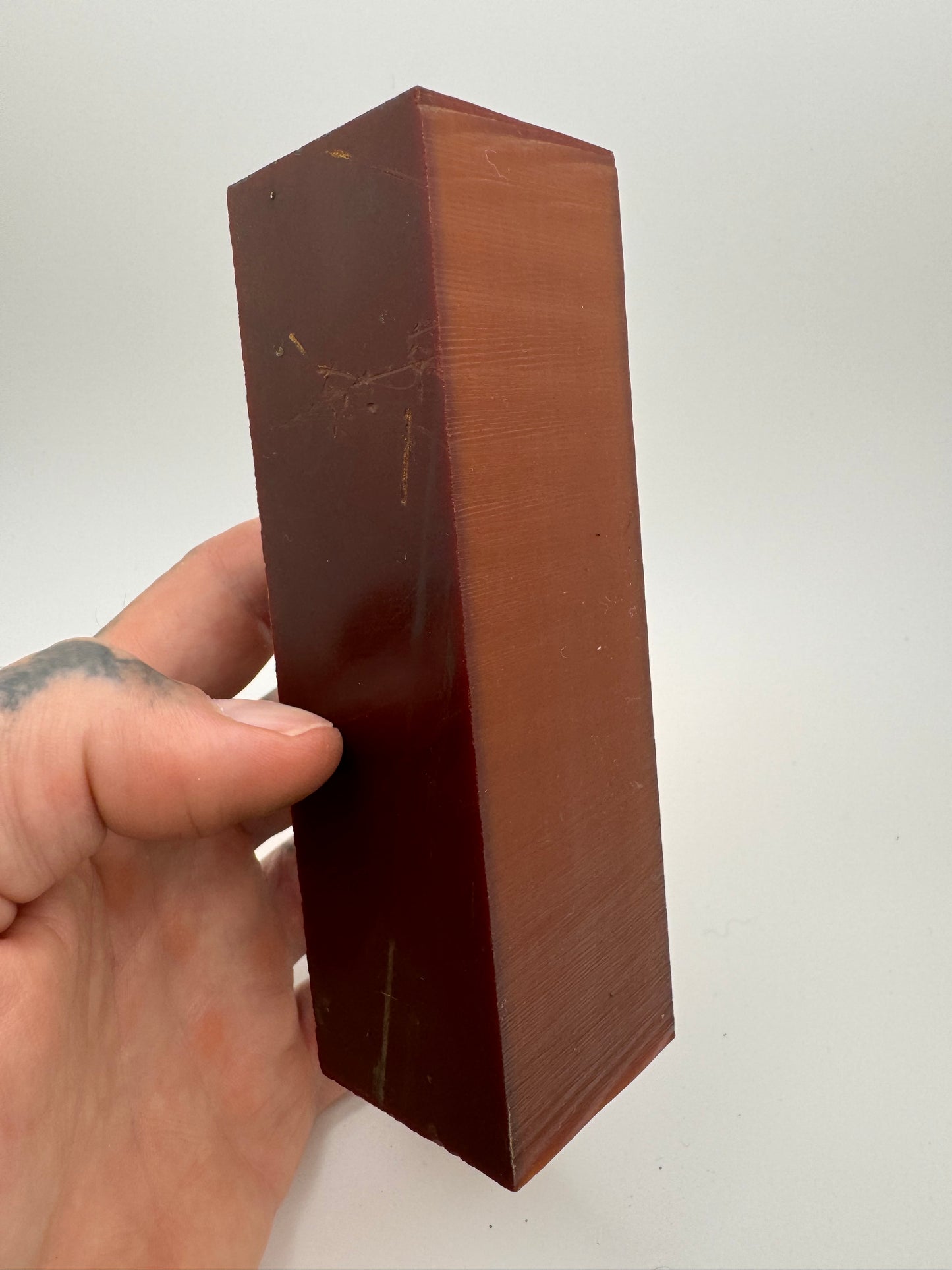 Vintage International Paper Caramel Block 5" x 1 1/2" x 1 1/2"