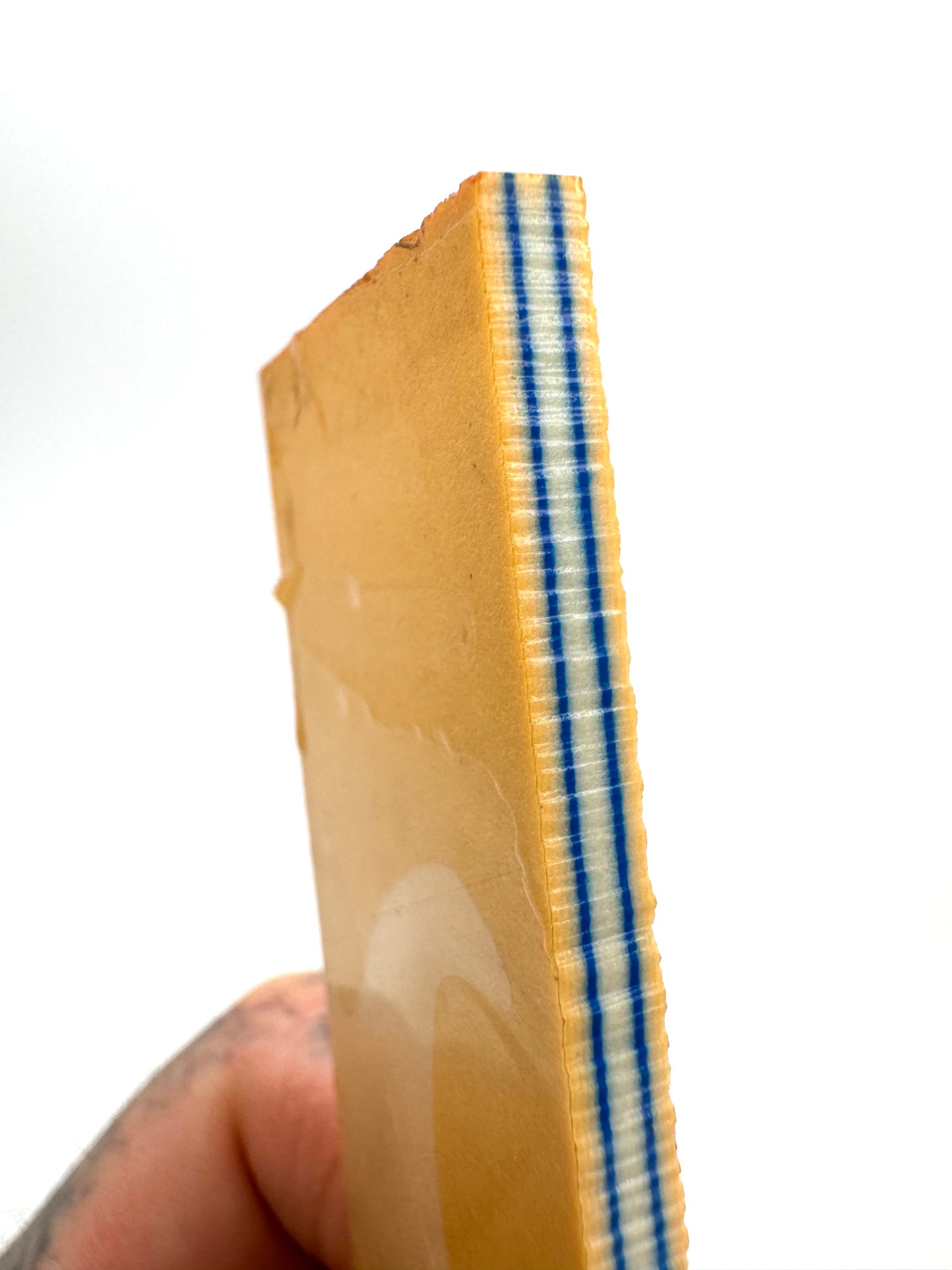 Vintage Westingouse 2 Blue-Lined Ivorite 9 1/4" x 1 15/32" x 3/16"