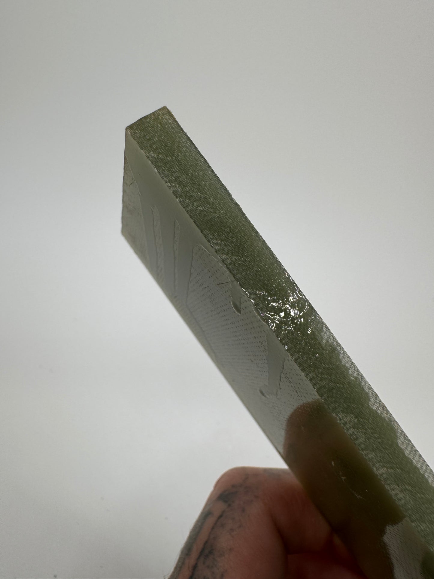 Vintage Green/Blue G10 11" x 2" x 1/4"