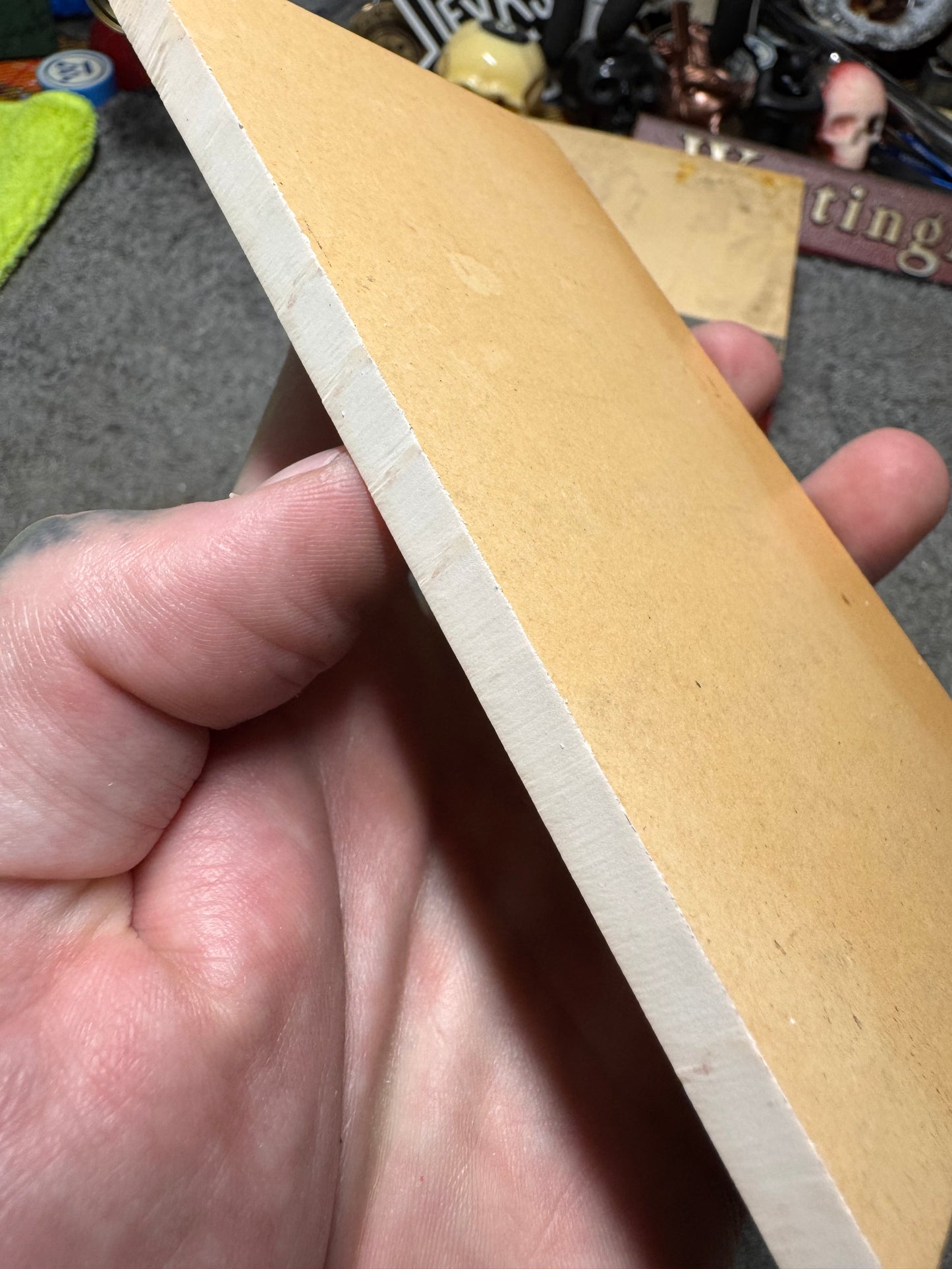 Vintage Westinghouse Late-Era Ivory Paper 4 15/16” x 2 15/16” x 1/4”