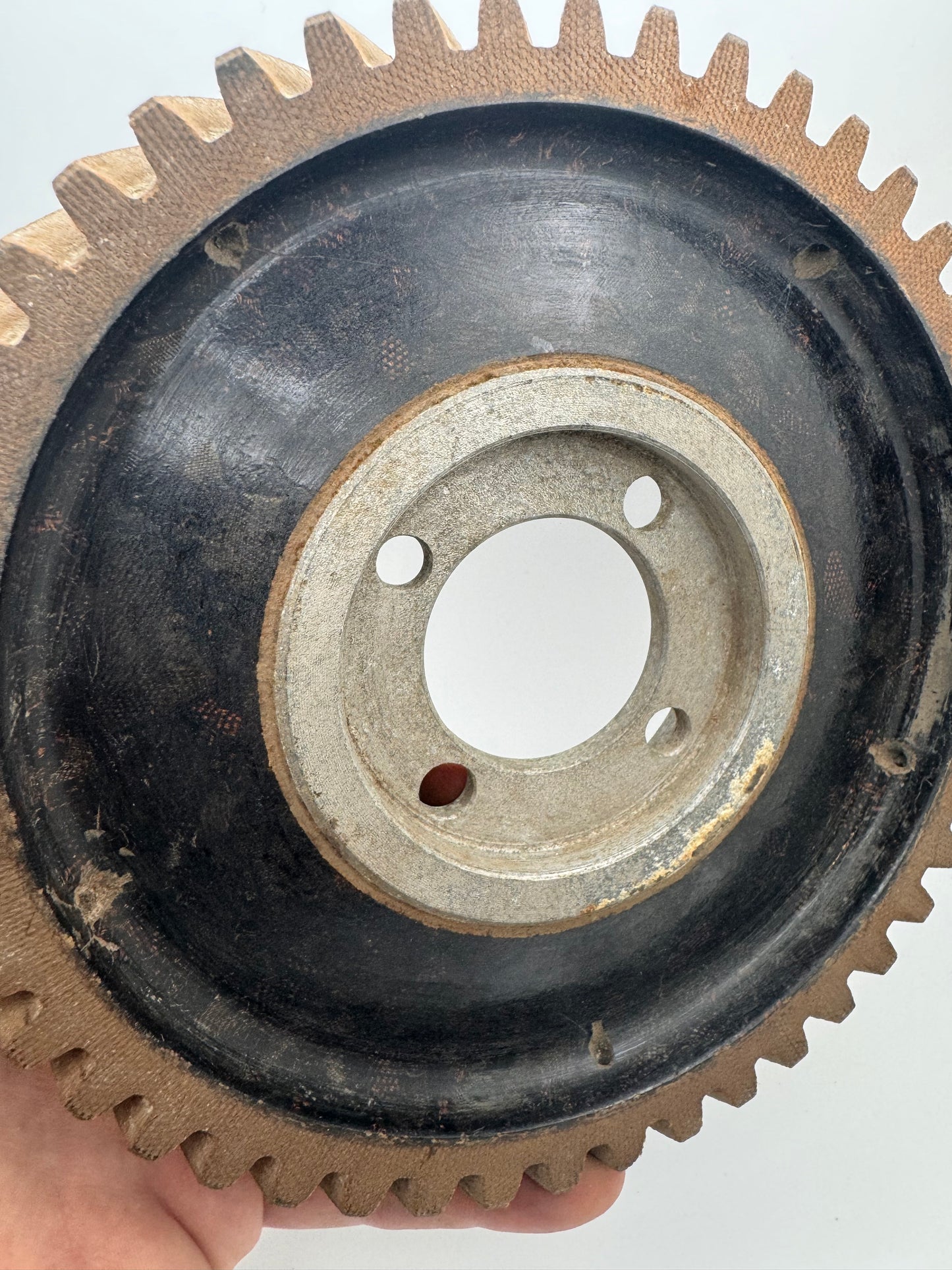 Vintage Westinghouse Ford Rag Micarta Gear 7" x 1"