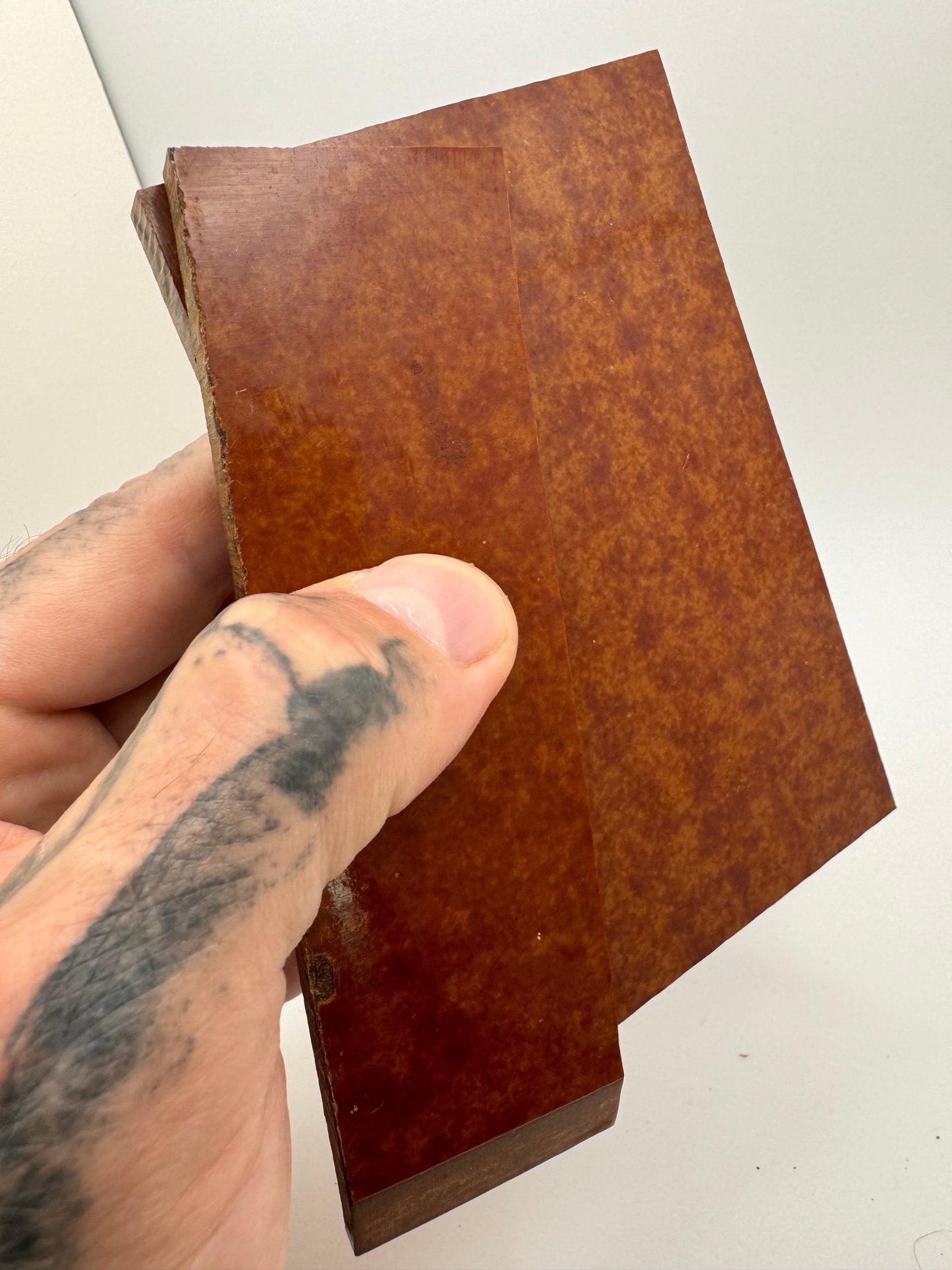 Vintage Butterscotch Paper (Old-Ass Mottled) 5" x 3" x .36"