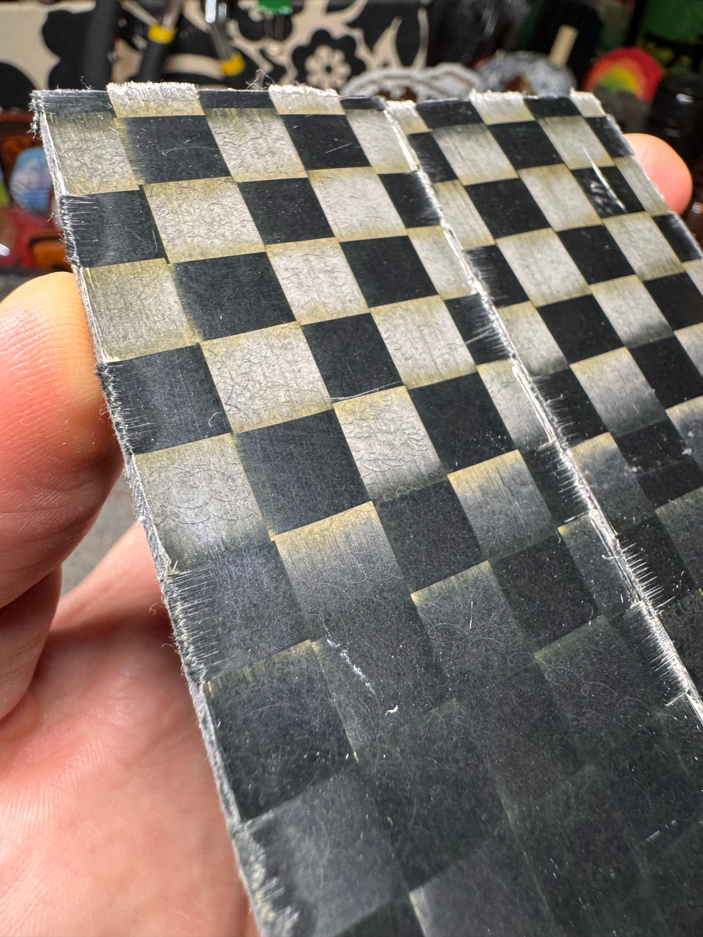 SpaceX Falcon 9 Carbon Fiber Scales 4”x1 1/4”x.146