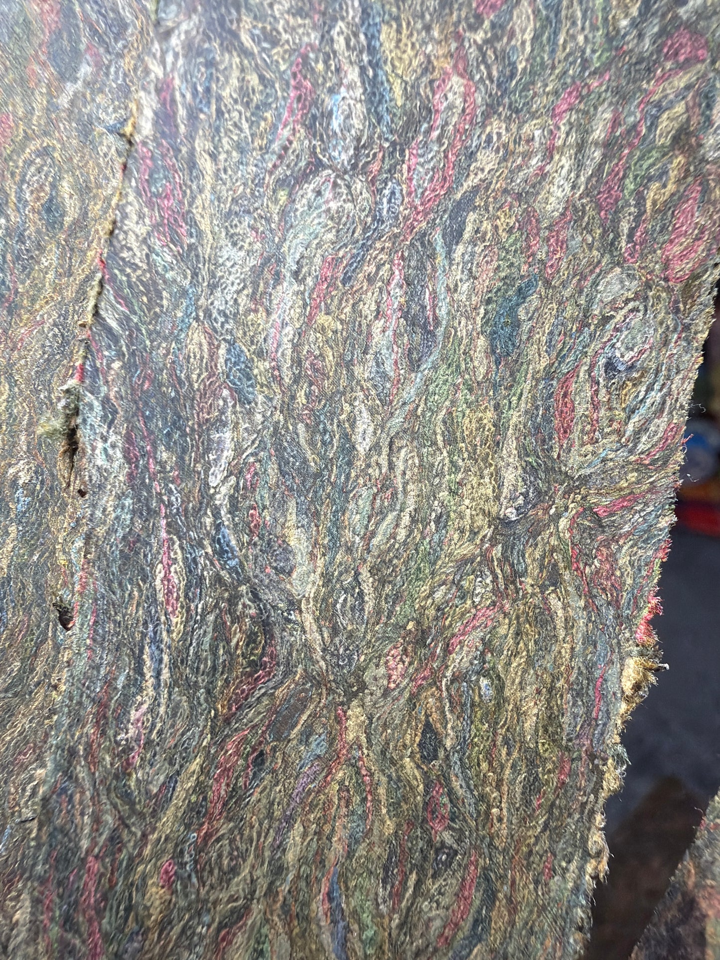 Mare Island Multi-Color Rag Micarta Slabs/Block