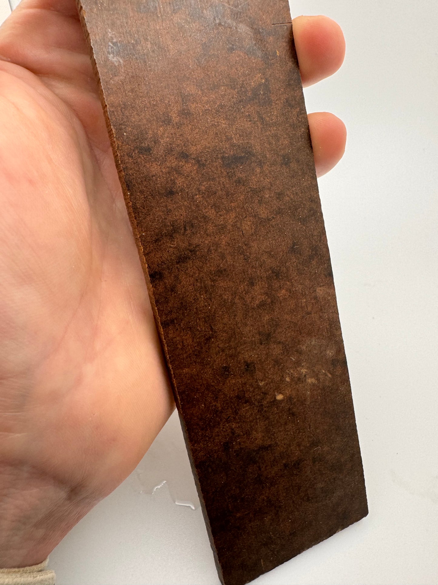 80 y/o Westinghouse "Tortoise Shell" Paper Micarta 5" x 3" x 1/4"