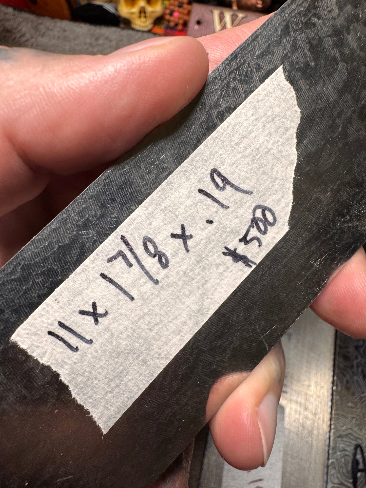 Random DamTanium (Vegas Forge Titanium Damascus) 11” x 1 7/8” x .19”