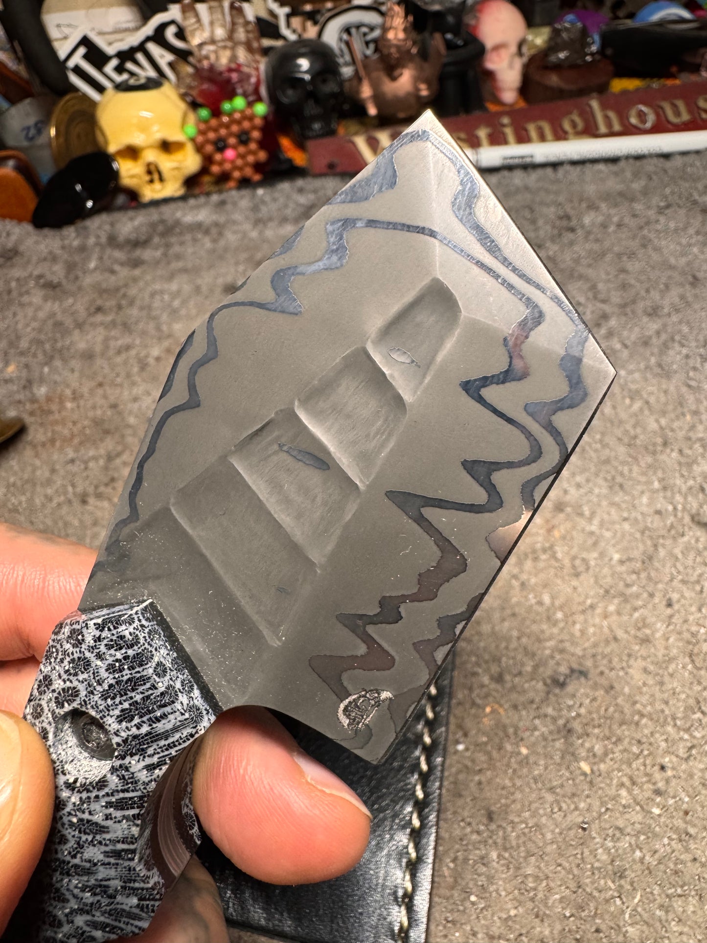 THF KuMai/Fossil Brain Coral HawkBill Tanto