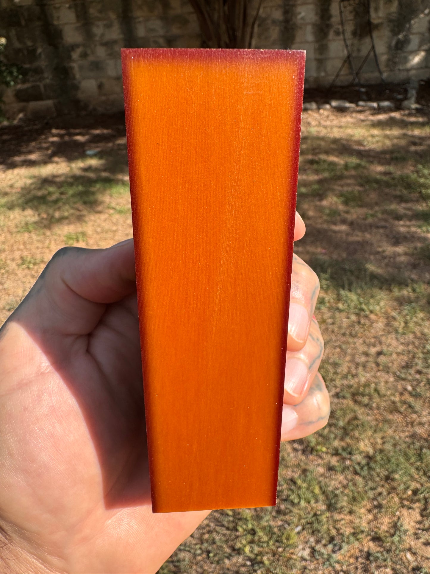Vintage International Paper Caramel Block 5" x 1 1/2" x 1 1/2"