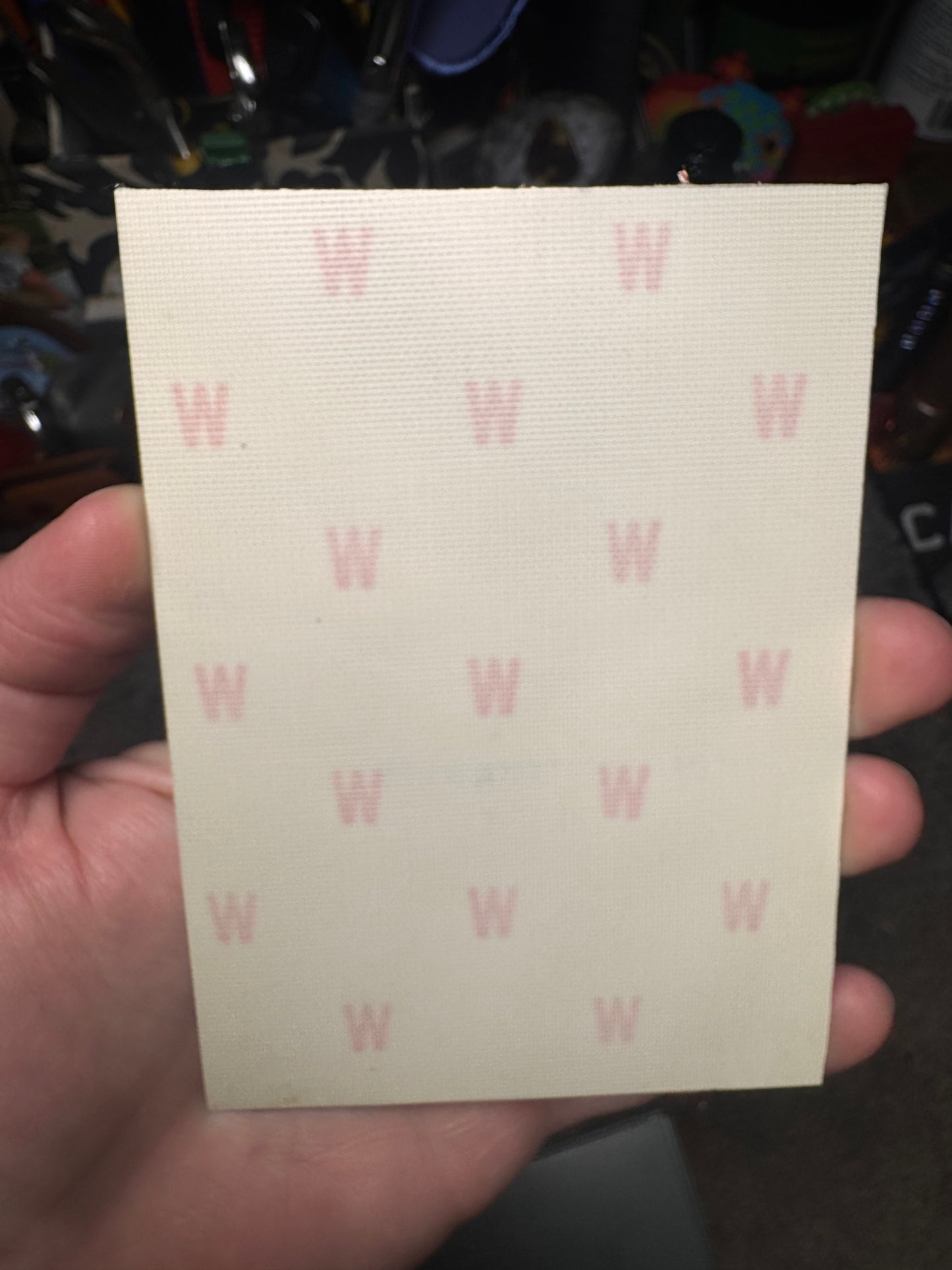 Vintage Westinghouse Logo White FR-5 (inlay/underlay) 5” x 3 5/8” x 1/32”