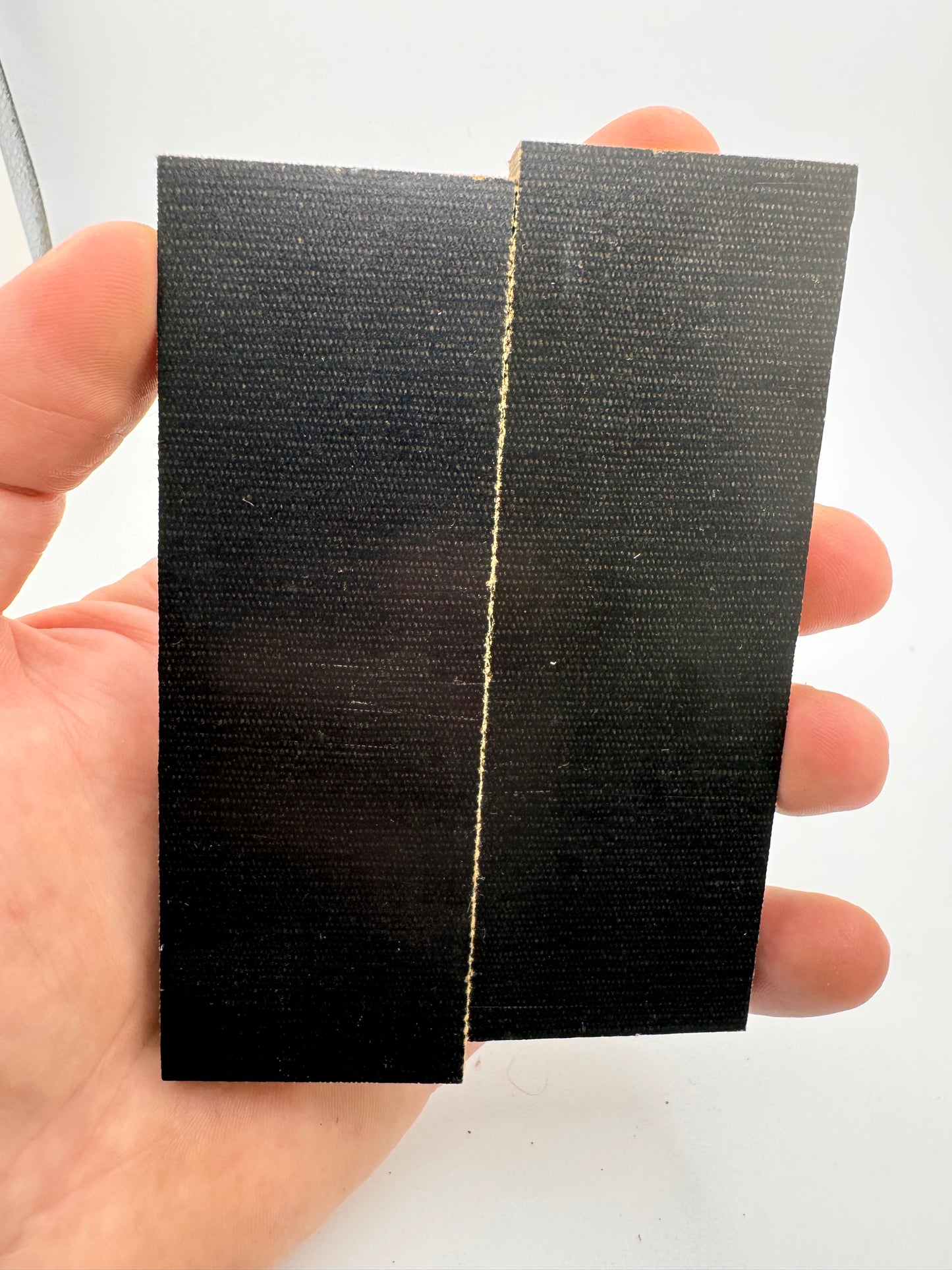 Vintage Westinghouse Spliced Black/Tan Canvas 4 1/4" x 1 1/2" x 3/8"