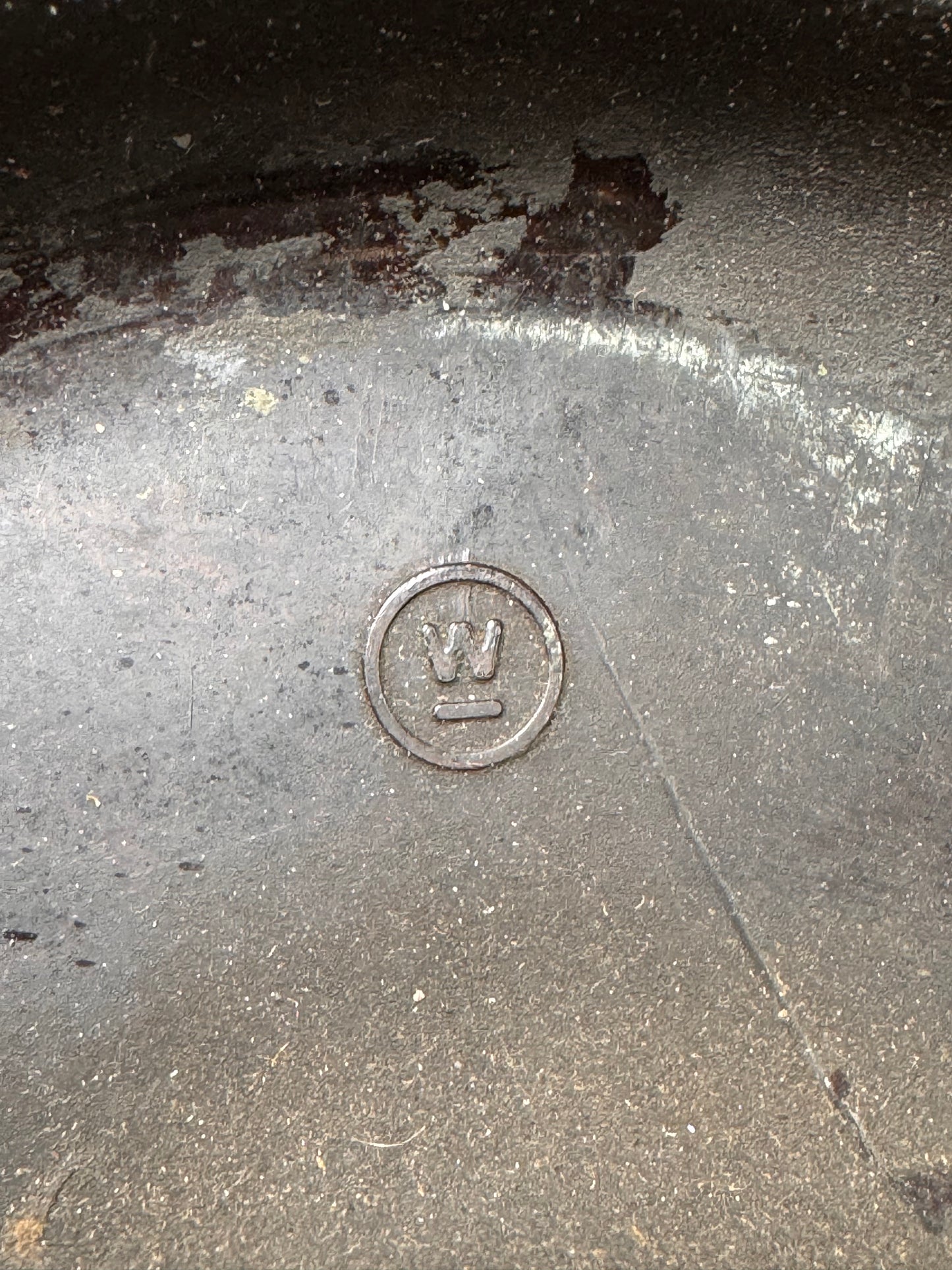 Westinghouse Green Rag Micarta Caster 7 1/2” Diameter