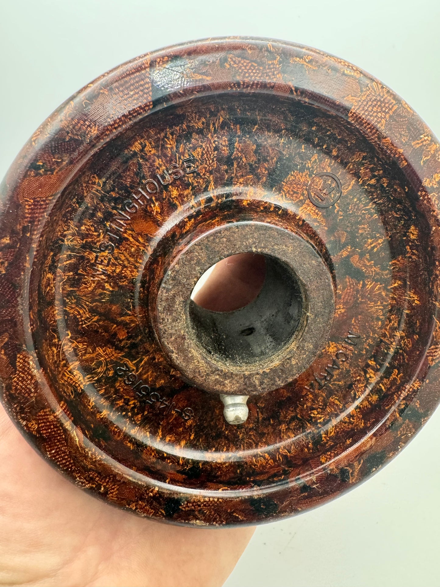 Medium Vintage Westinghouse Rag Caster 5" x 1 1/2"