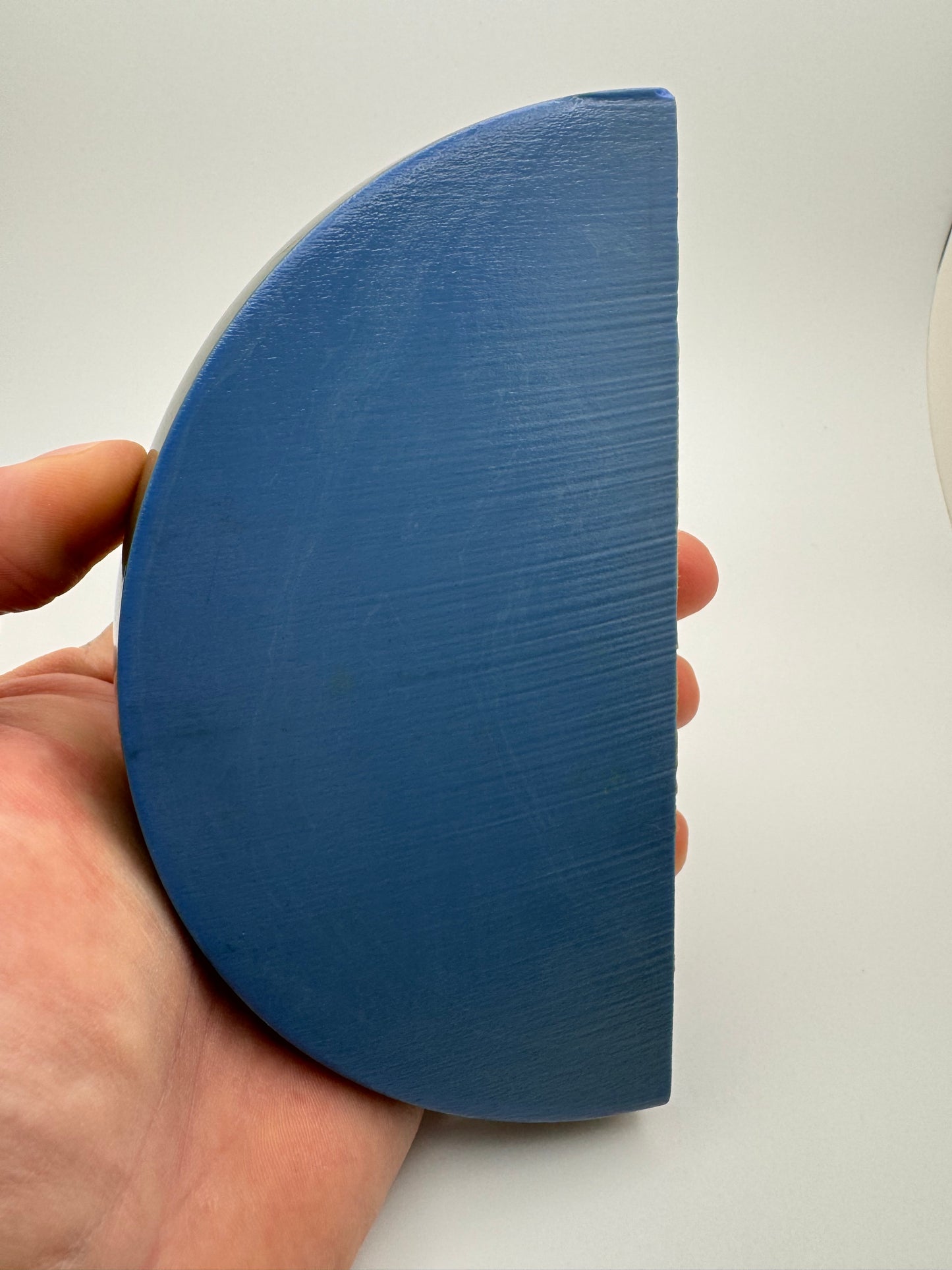 Antique Pastel Blue Bakelite 5 3/4" x 2 7/8" x .7"