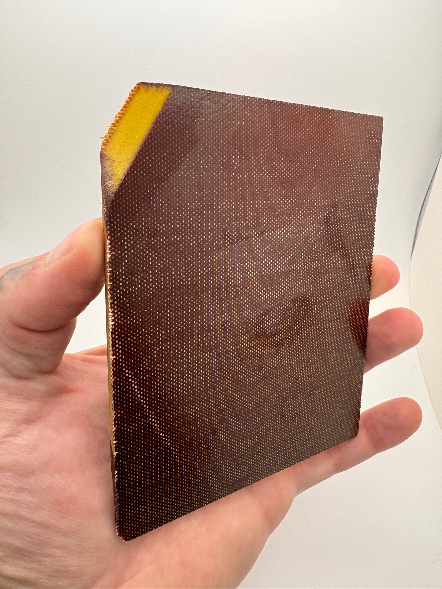 Vintage Butterscotch G3 Fiberglass Micarta 11 3/4” x 1 3/4” x .11”