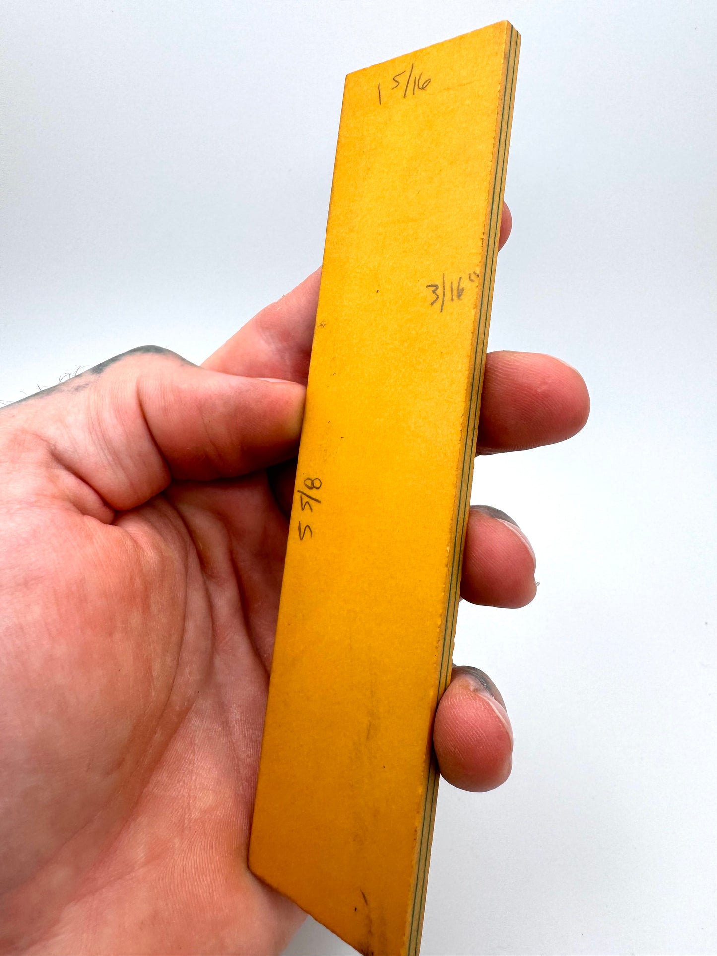 Vintage Westinghouse Blue-Lined Antique Ivory Cut-Off 5 5/8” x 1 5/16” x 3/16”