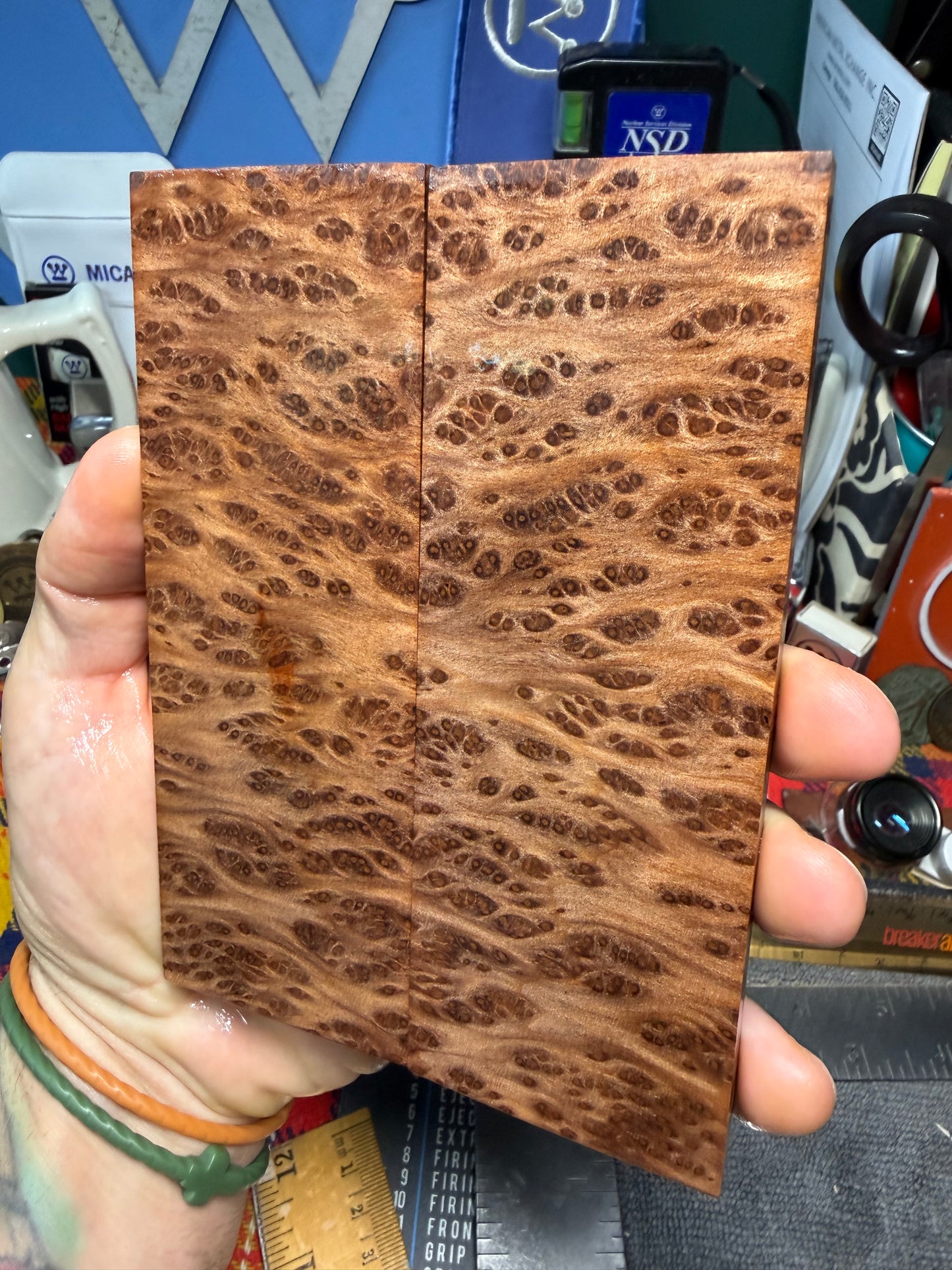 OG Redwood Burl Scales RWB2 5 3/4”x2”x.35”
