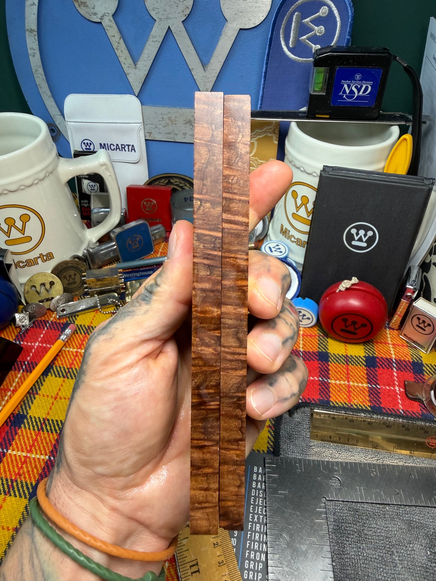 OG Redwood Burl Scales RWB2 5 3/4”x2”x.35”