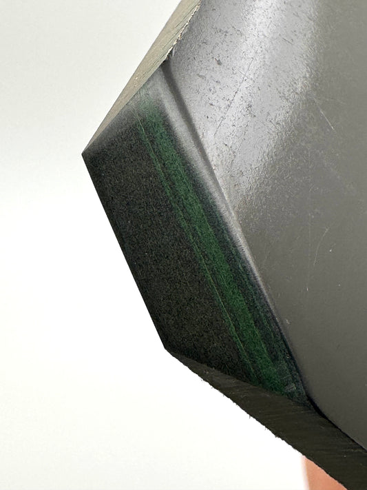 Vintage Grey Ghost Paper (Emerald Lines) 5" x 2 15/16" x 1/4"