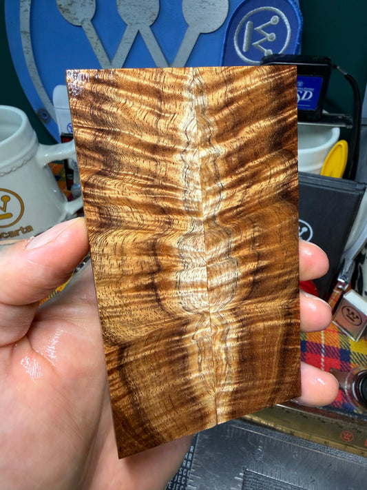 Curly Koa Scales CK1 4 7/8”x1 7/16”x.29