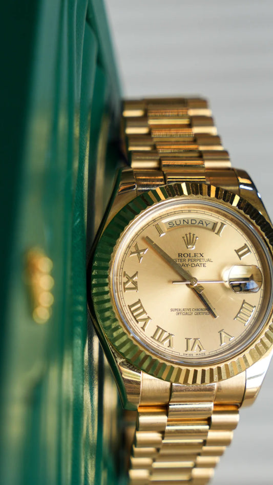 Used 2015 18kt Yellow Gold Rolex Day-Date II