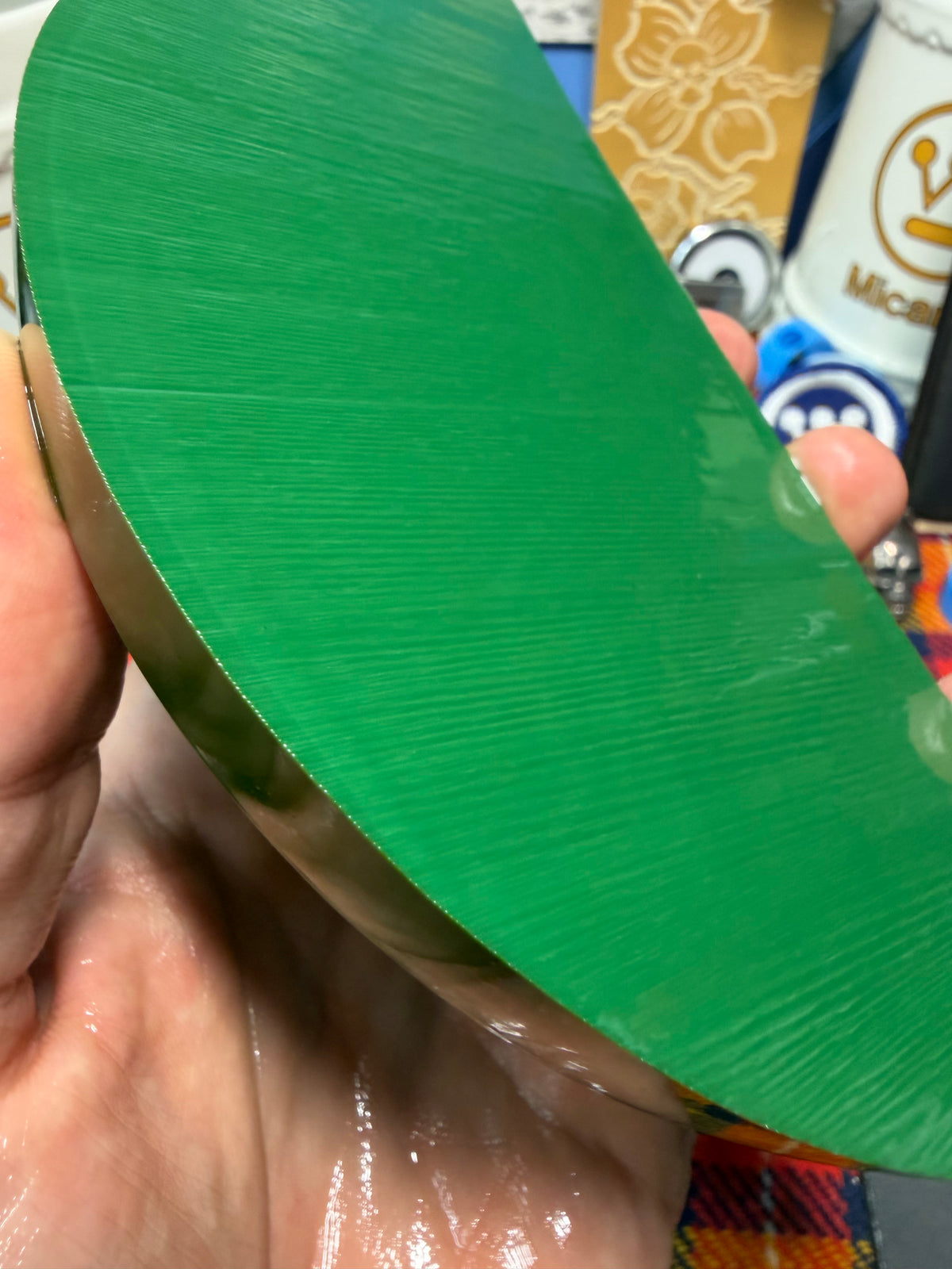 Antique Irish Green Bakelite Block (Different Sizes)