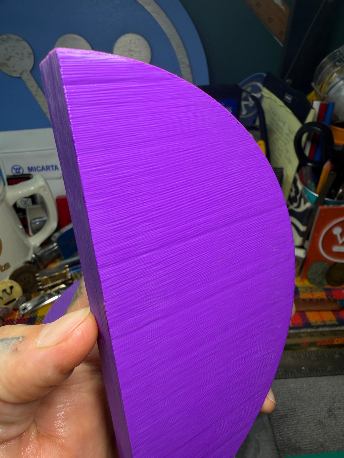 Antique Purple Bakelite Block (Different Sizes)