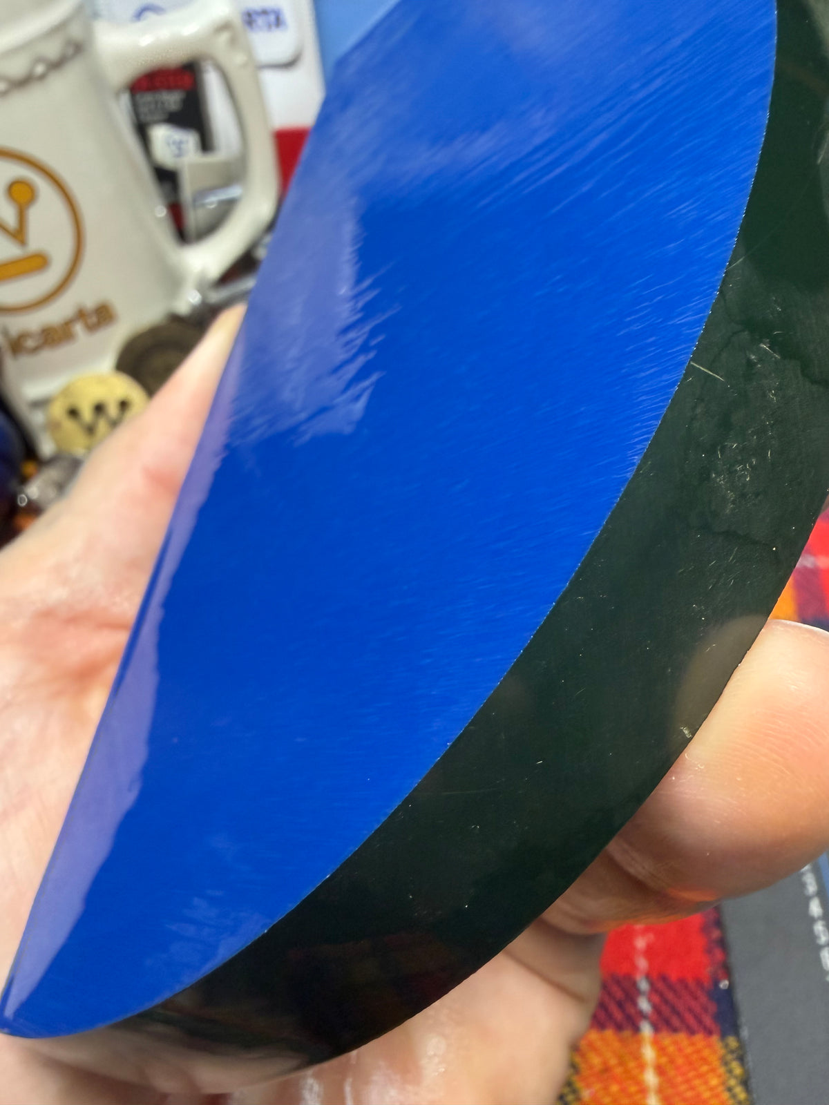 Antique Royal Blue Bakelite Block (Different Sizes)