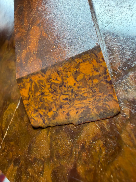 Antique Multi-Tone Brown/Orange Philite Scales 5" x 1 1/2" x .19"