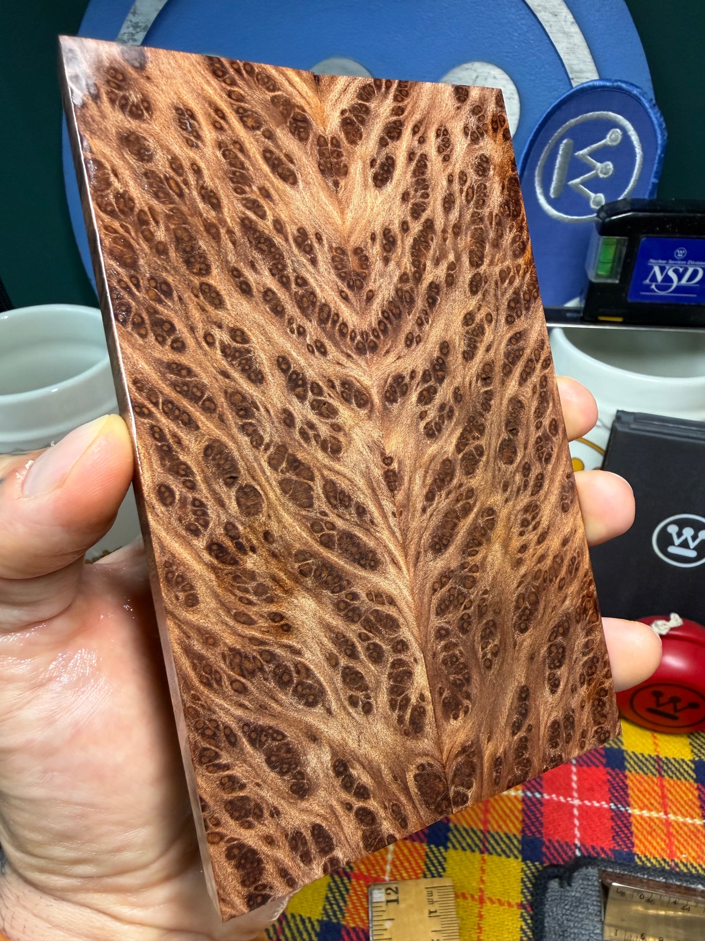 OG Redwood Burl Scales RWB3 5 5/8”x1 3/4”x.36”