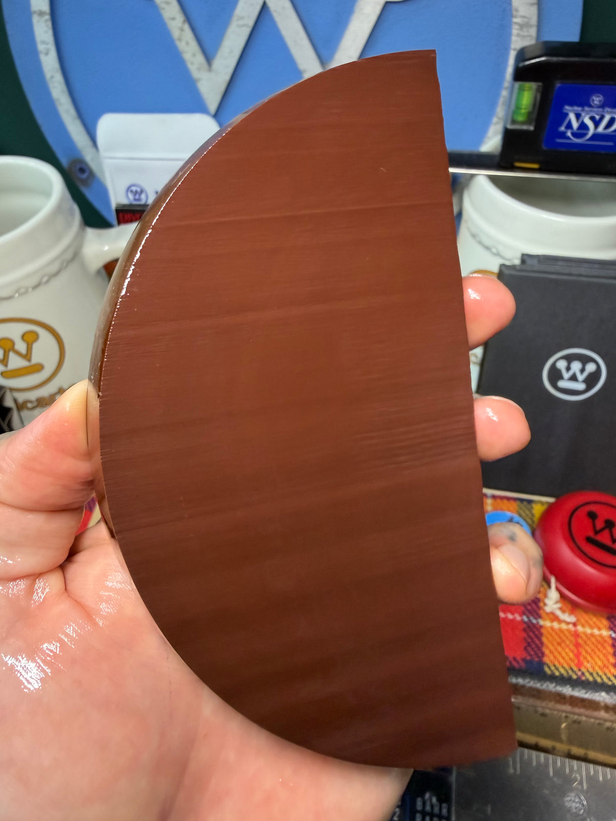 Antique Chocolate Brown Bakelite Block (Different Sizes)