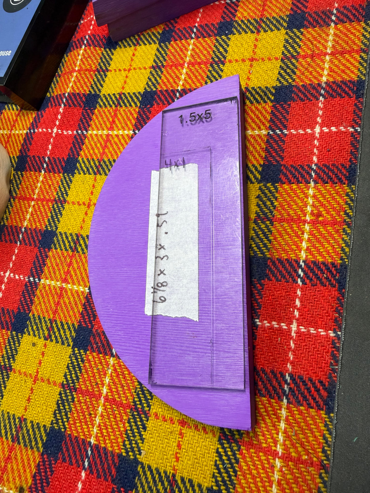 Antique Purple Bakelite Block (Different Sizes)