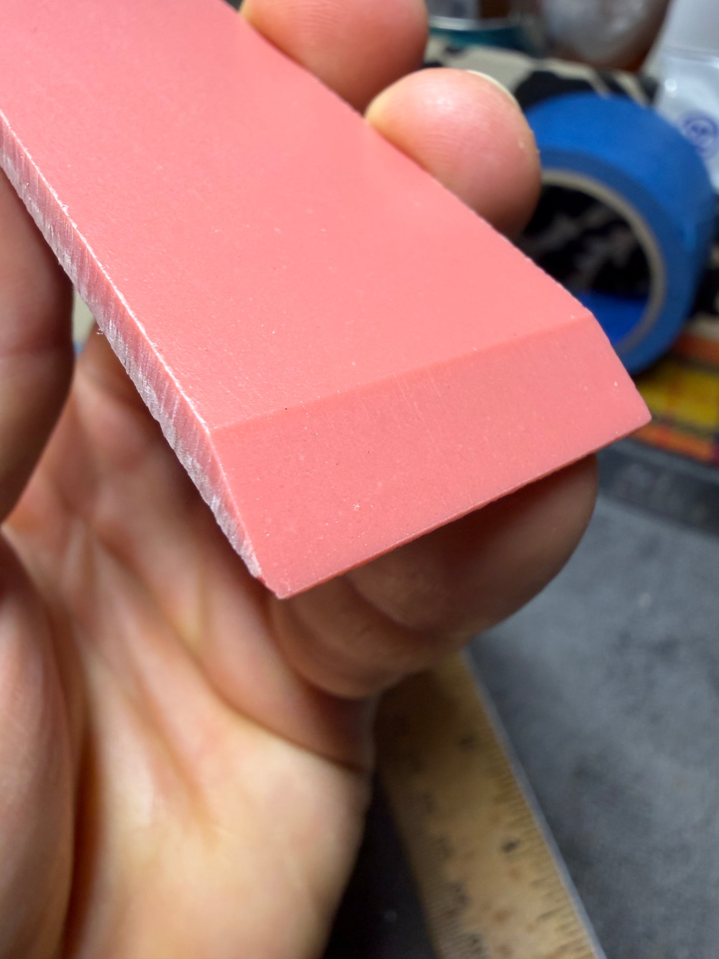 Antique Pink Philite Scales 5" x 1 1/2" x .16”