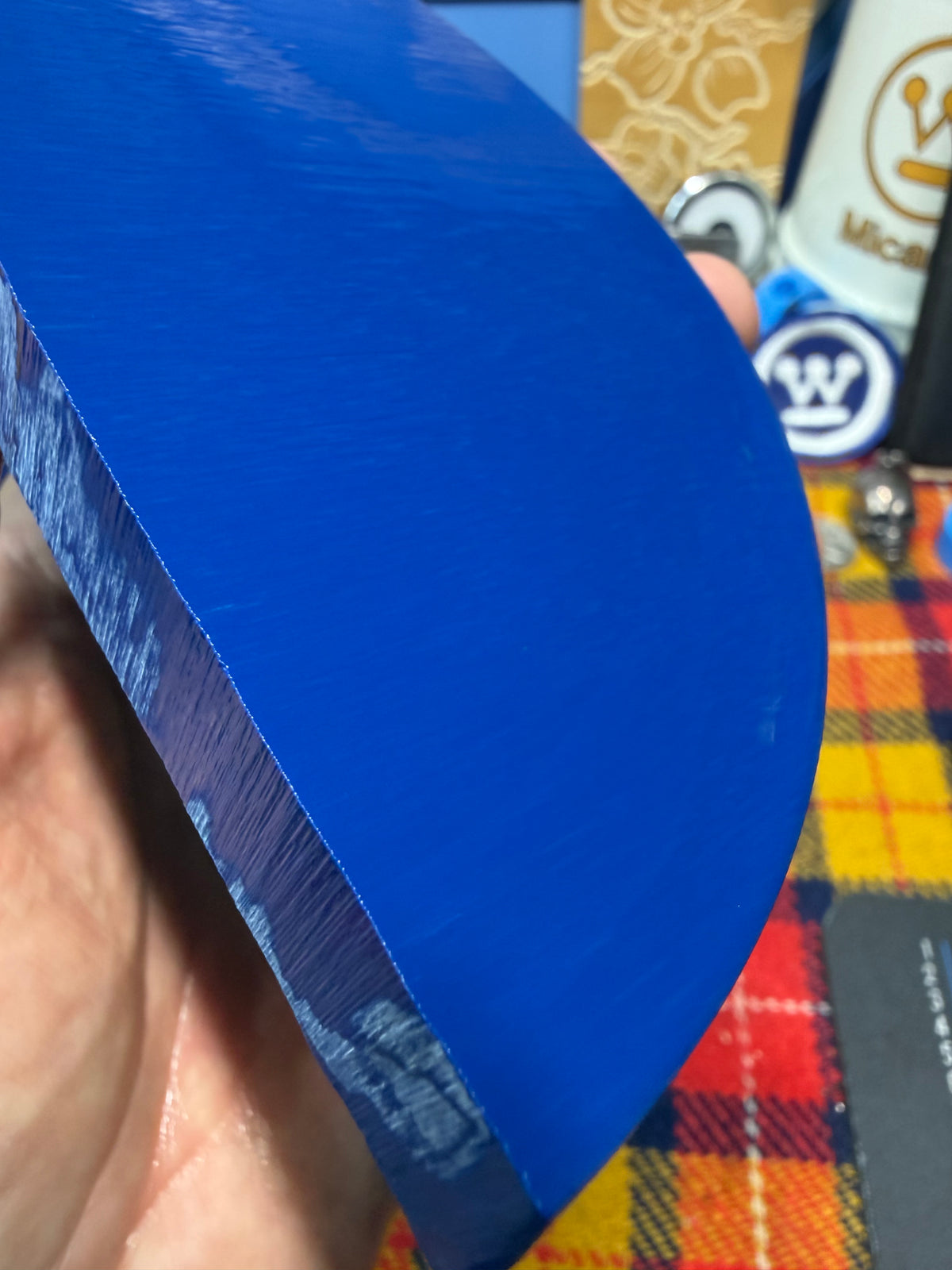 Antique Royal Blue Bakelite Block (Different Sizes)