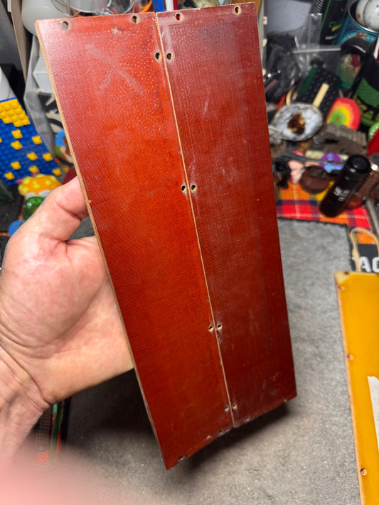 Vintage Butterscotch Fiberglass Slab (2 Options) 11 3/8”x2 1/4”x1/4”
