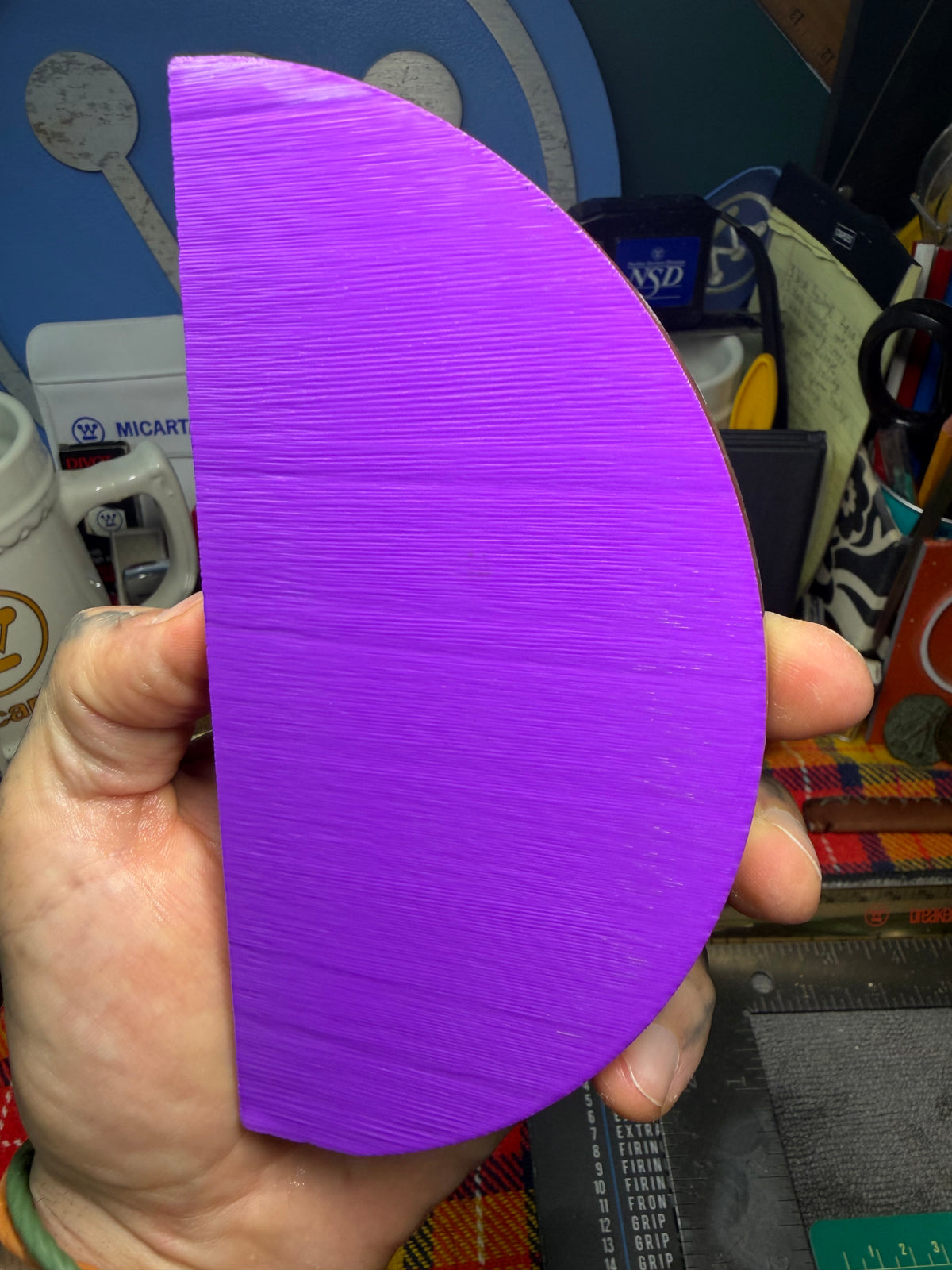 Antique Purple Bakelite Block (Different Sizes)