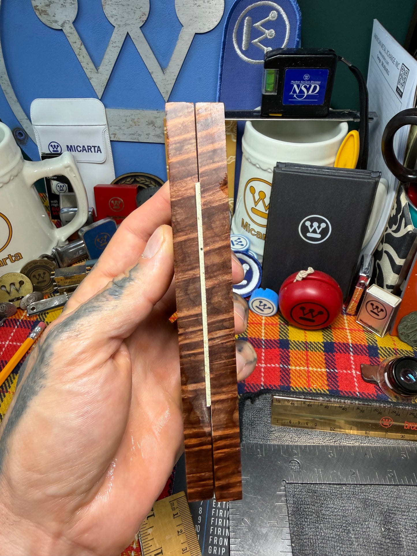 OG Redwood Burl Scales RWB2 5 3/4”x2”x.35”