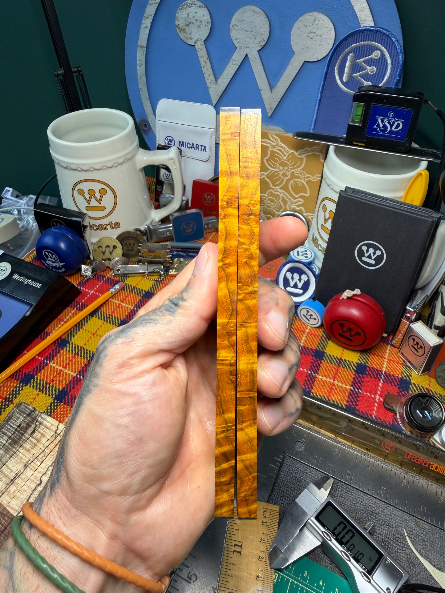 Chittum Burl Scales CHB1 5 7/8”x1 9/16”x.278