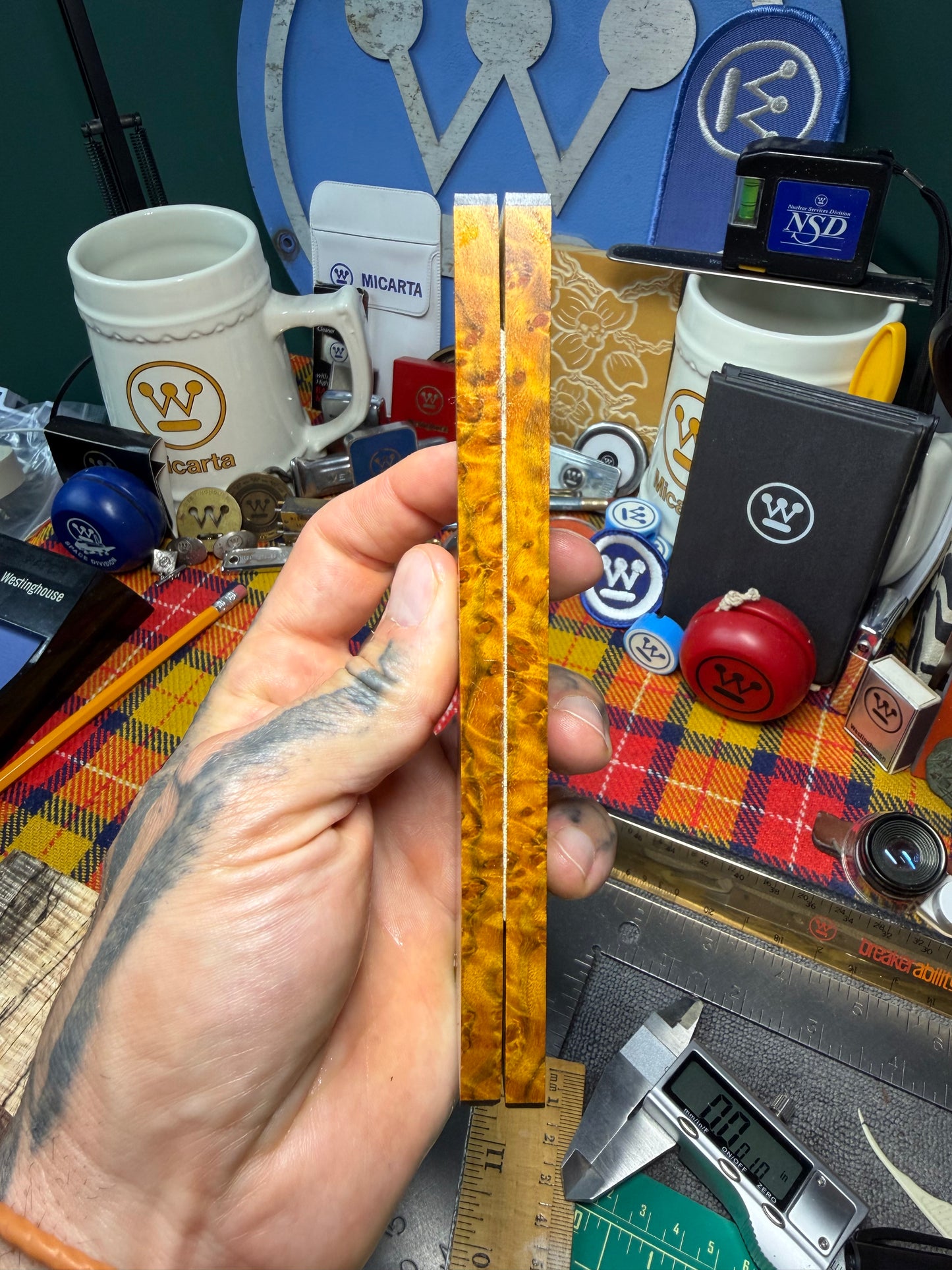 Chittum Burl Scales CHB1 5 7/8”x1 9/16”x.278