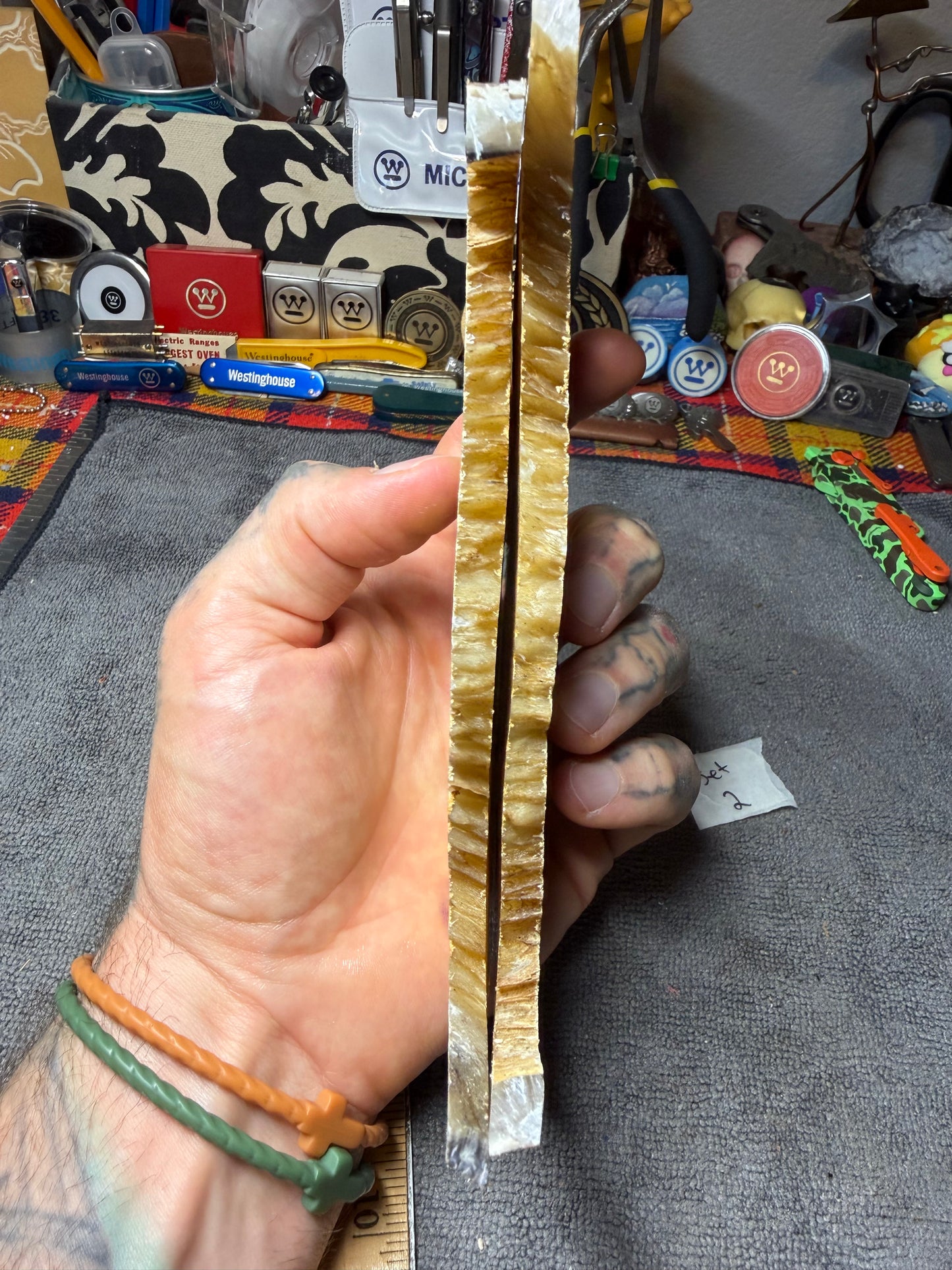Musk Ox Scales (Set 2) 6 1/4” x 1 5/8”-2 3/4” x .27”