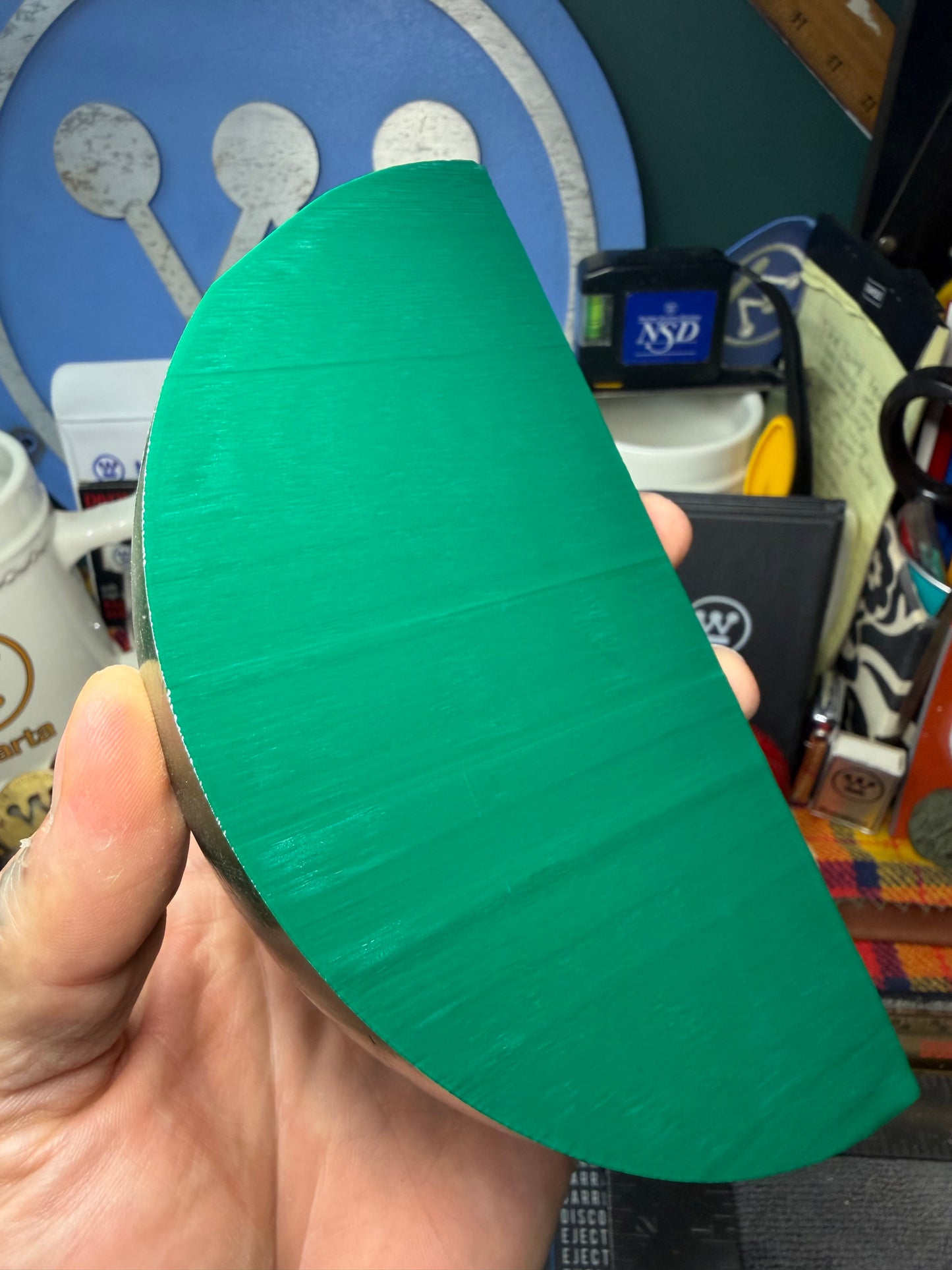 Antique Hunter Green Bakelite Block (Different Sizes)